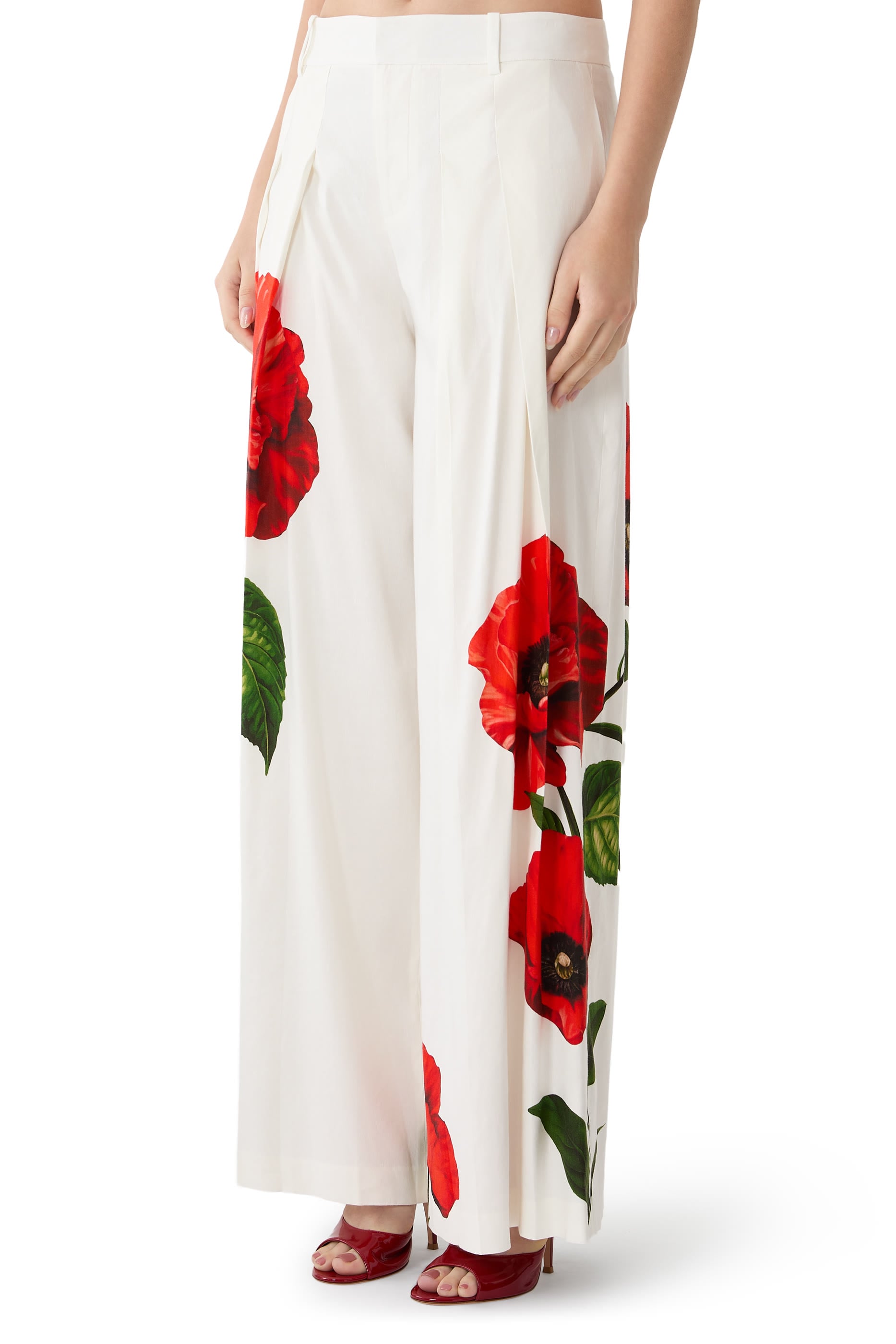Blaire Pleated Linen Pants