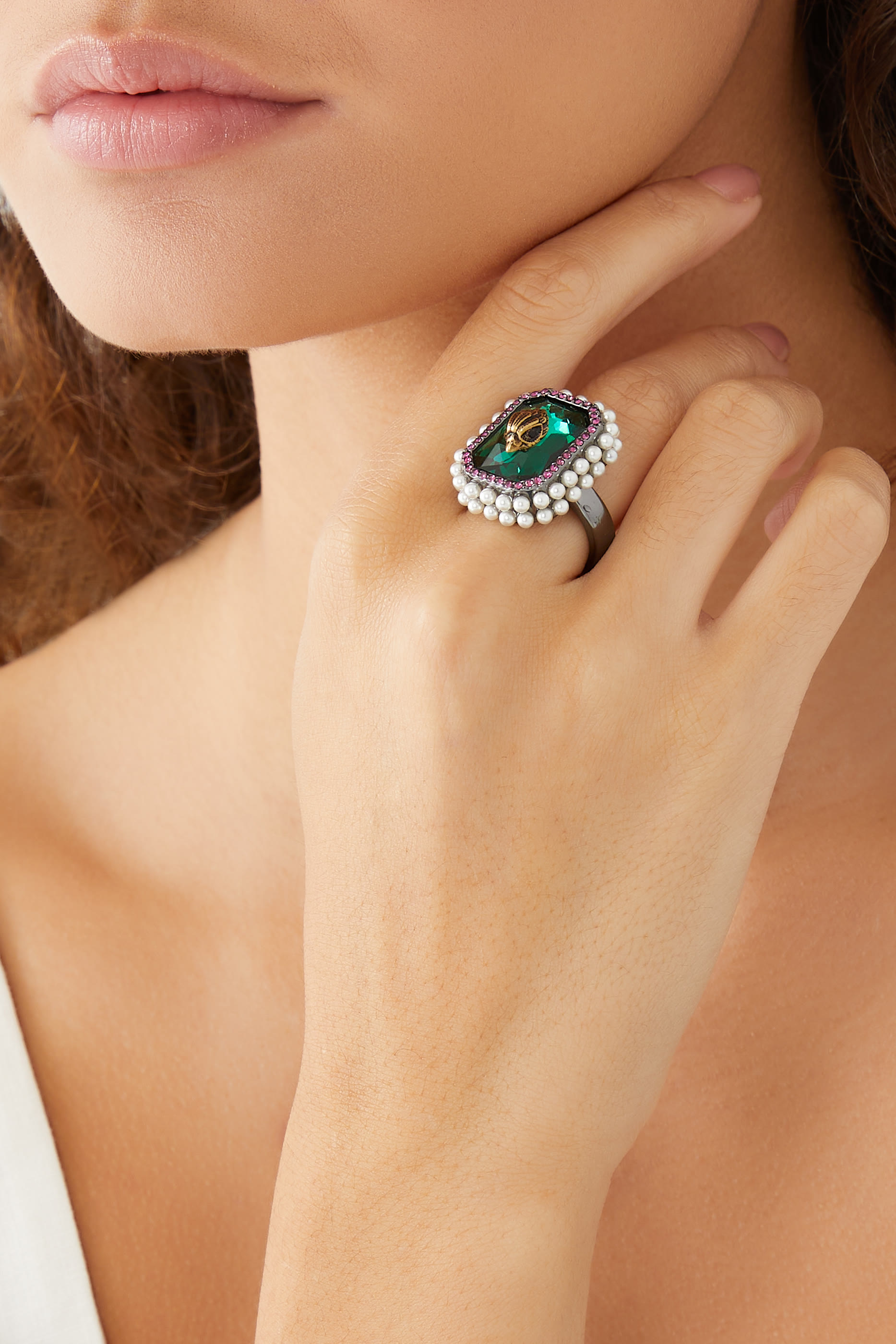 Emerald Cocktail Ring