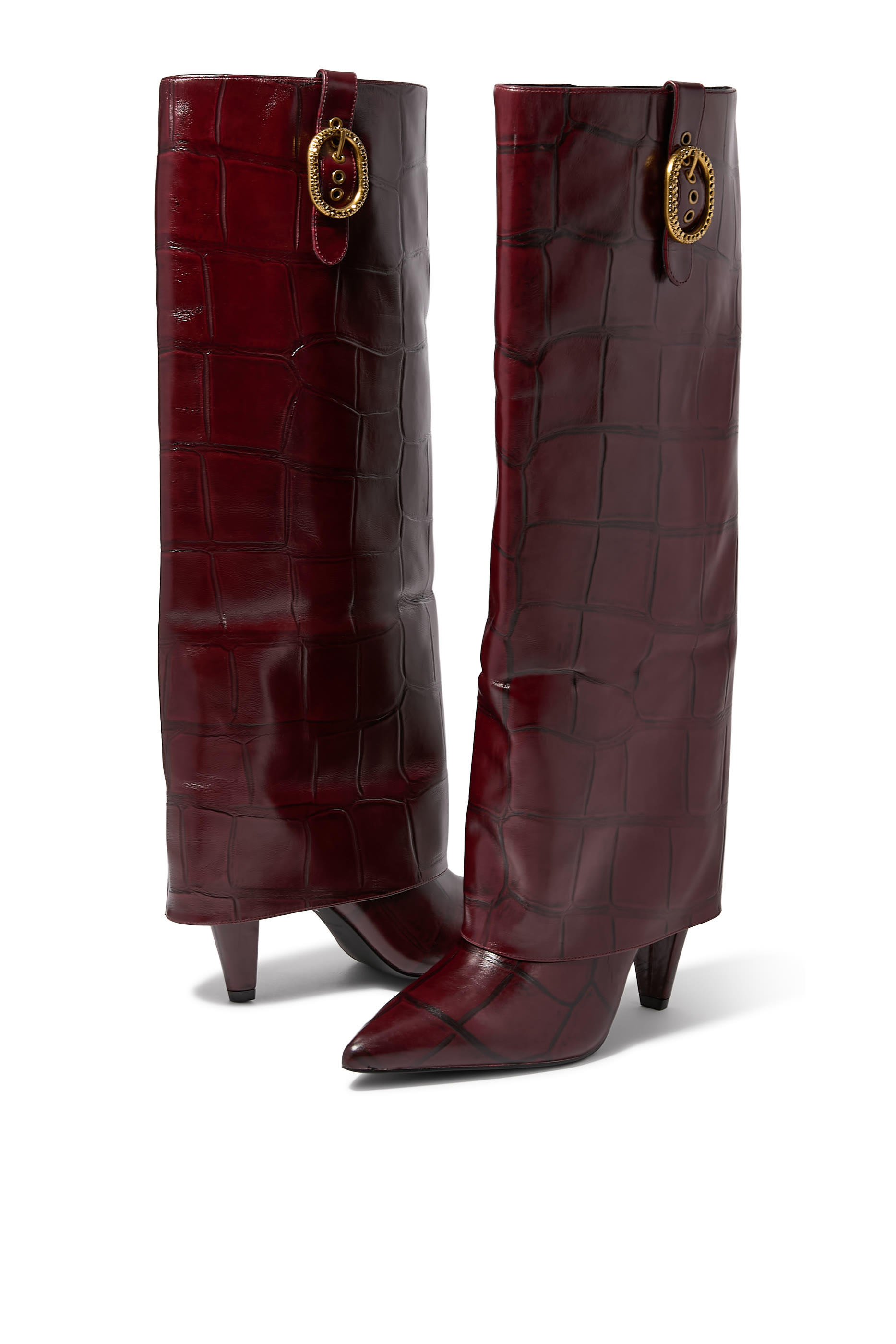 Fold Over Tall Boots 100