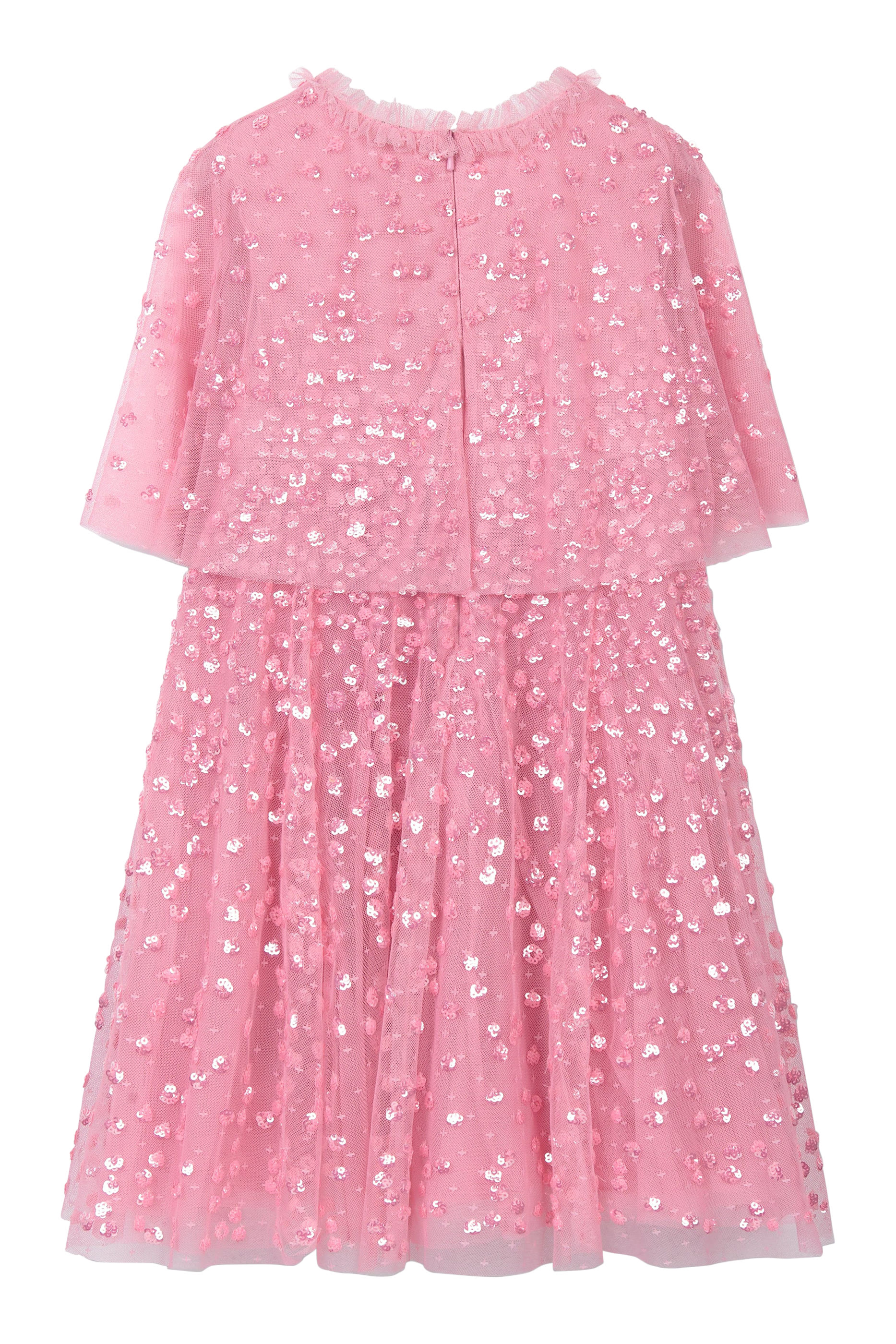 Kids Leila Dot Cape Dress
