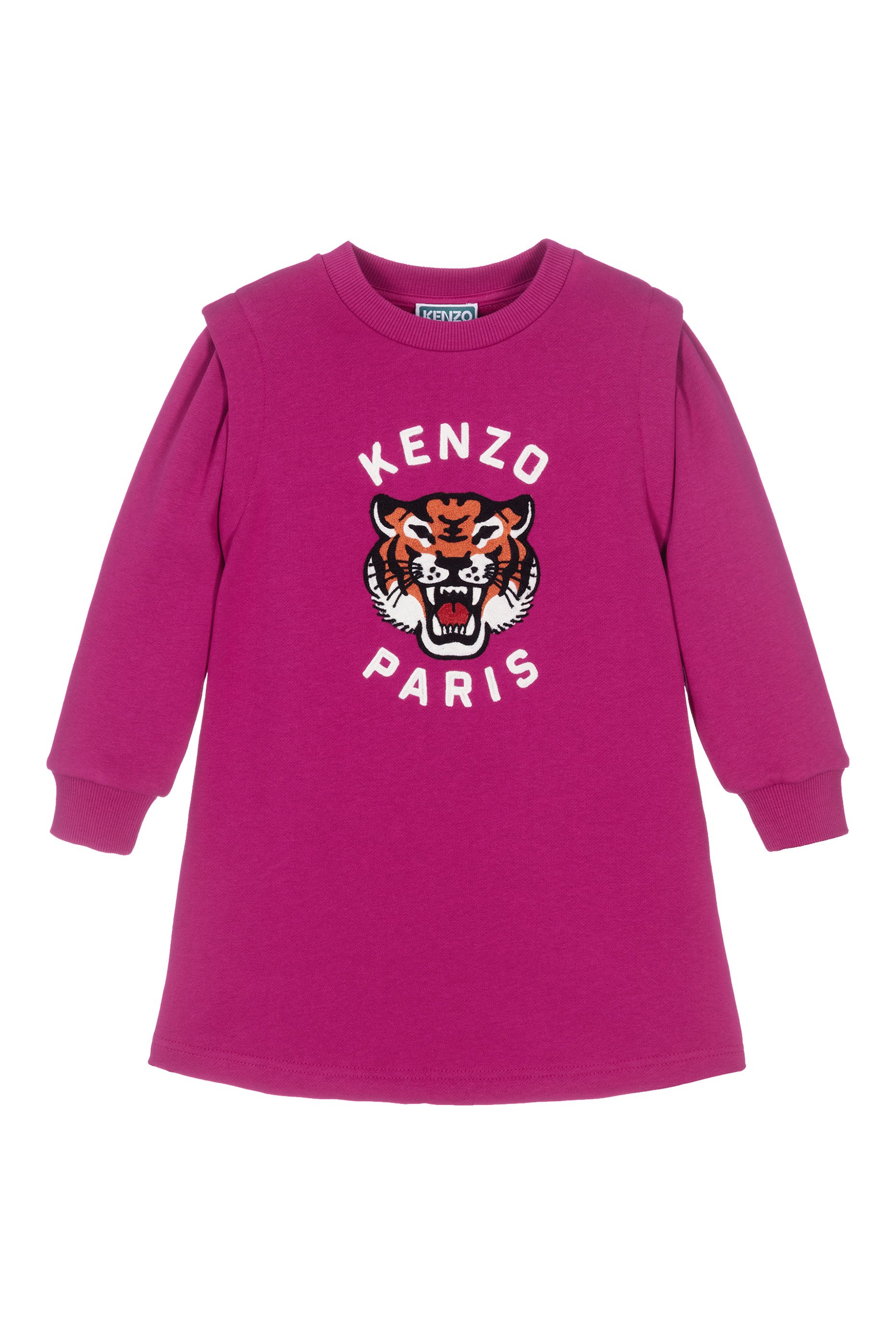 Kids Logo Printed Casual Sweatshirt Dress