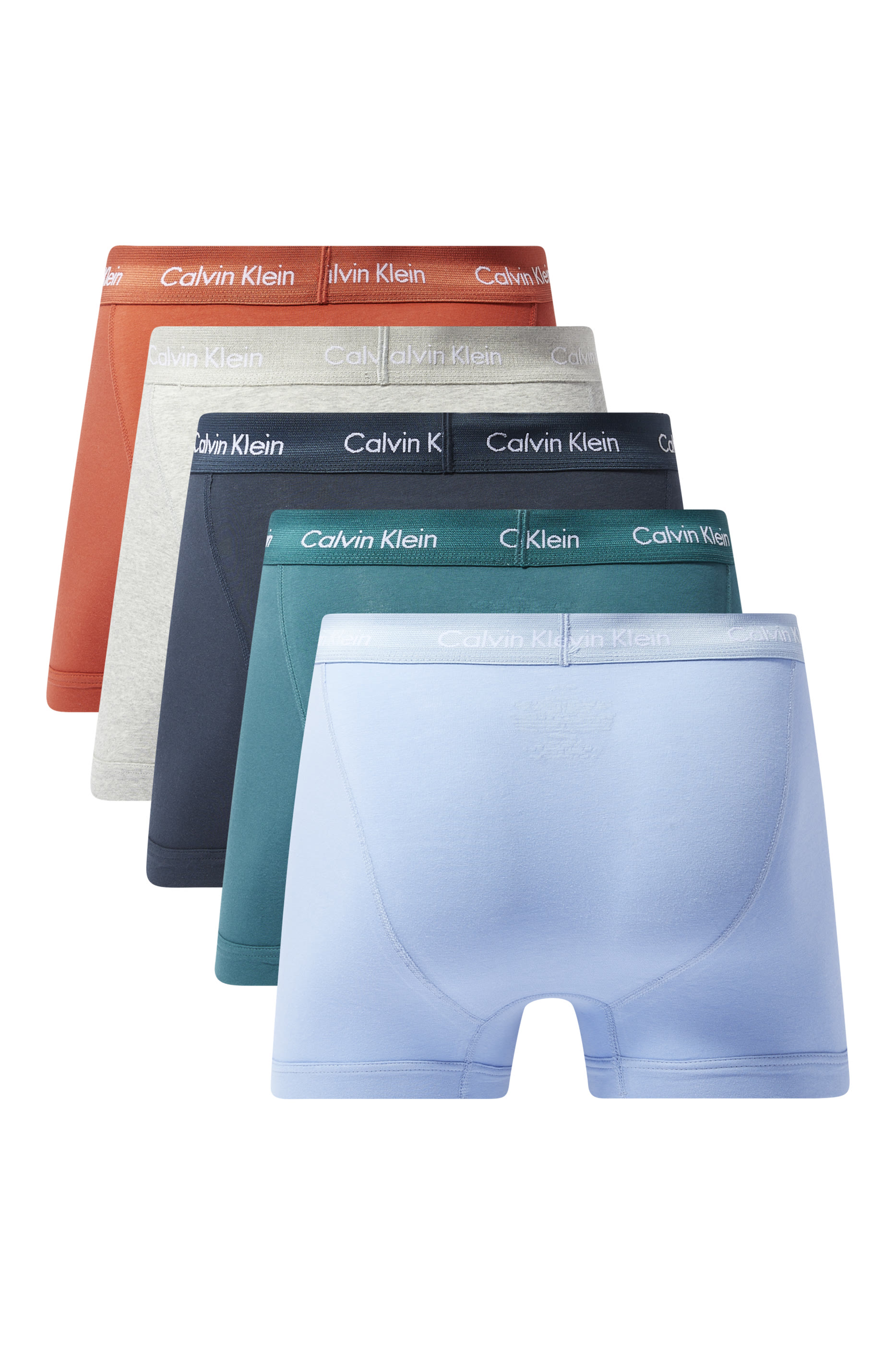 Cotton Stretch Trunks, Set of 5