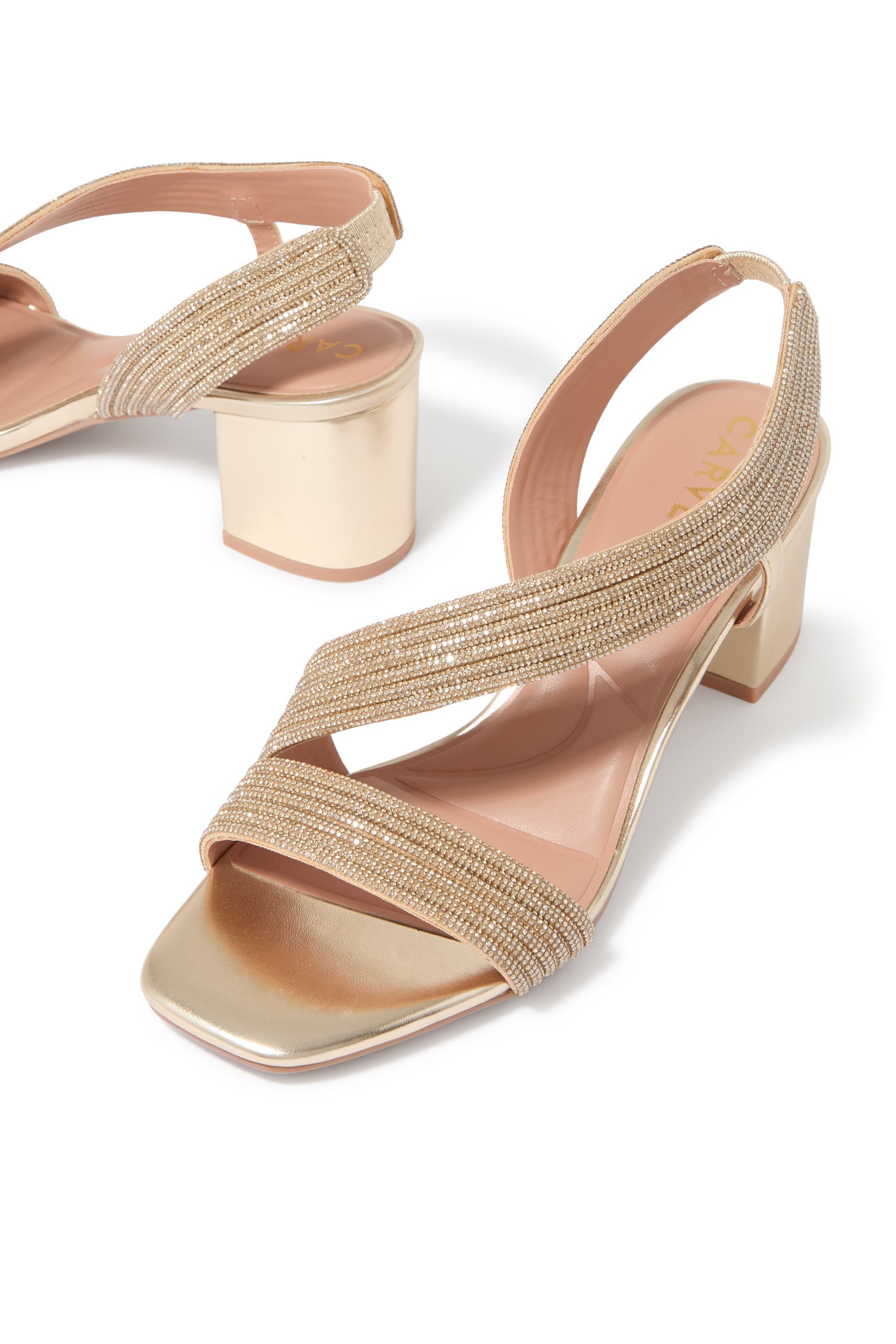 Carvela Gala 60 Block Jewel Sandals