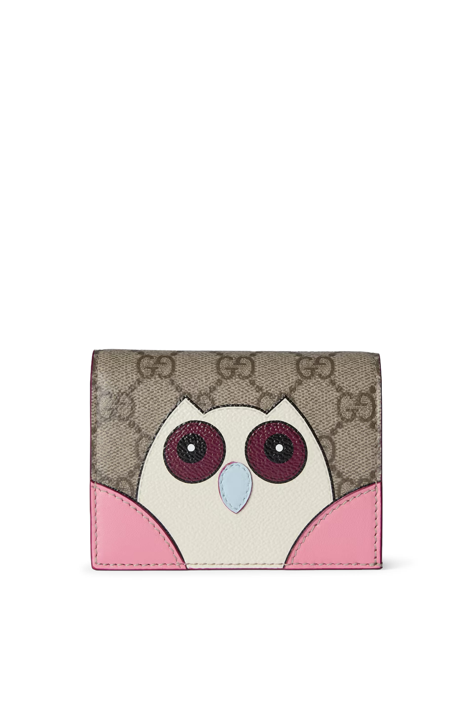 GG Mini Wallet with Owl Detail
