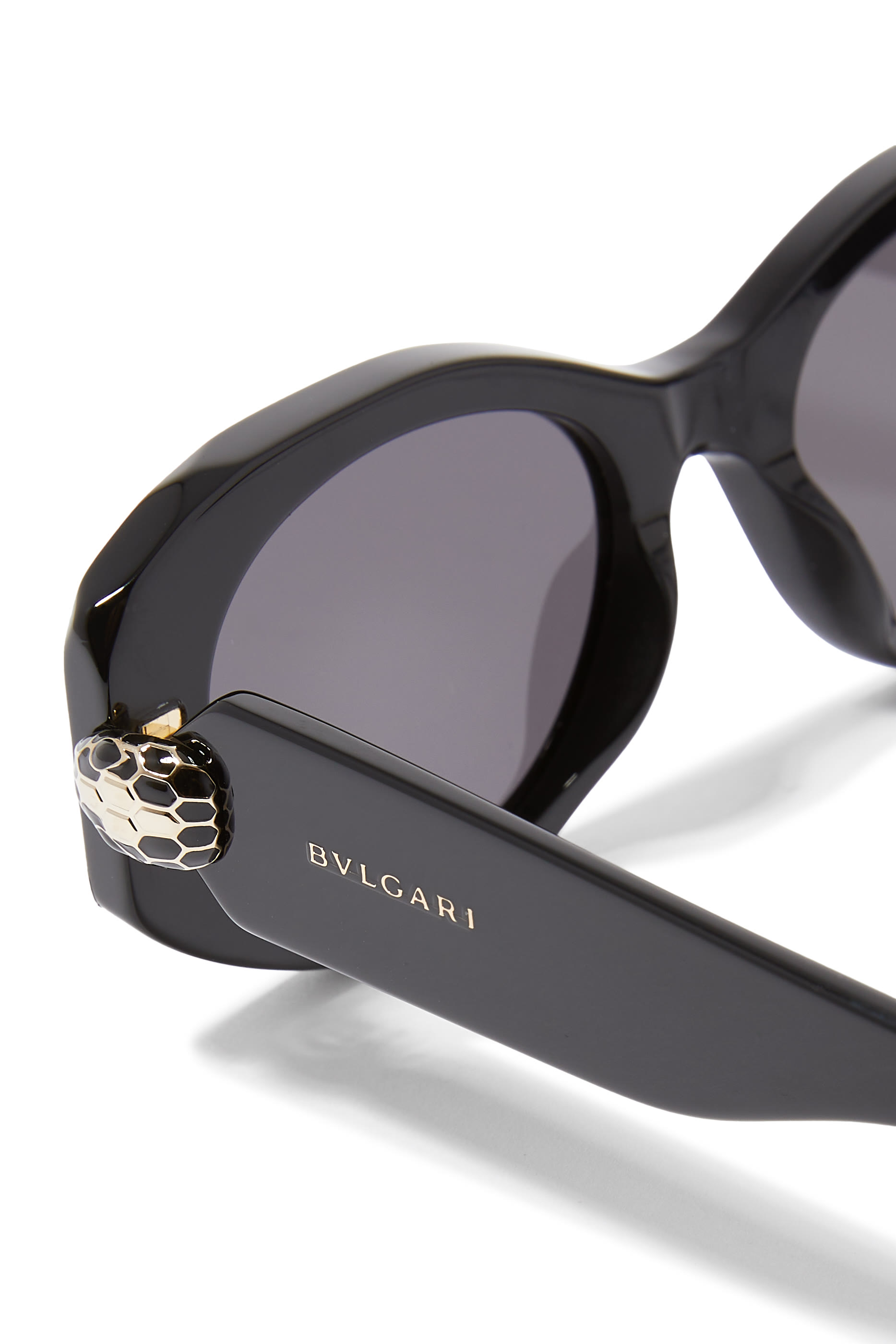 Serpenti Oval Frame Sunglasses