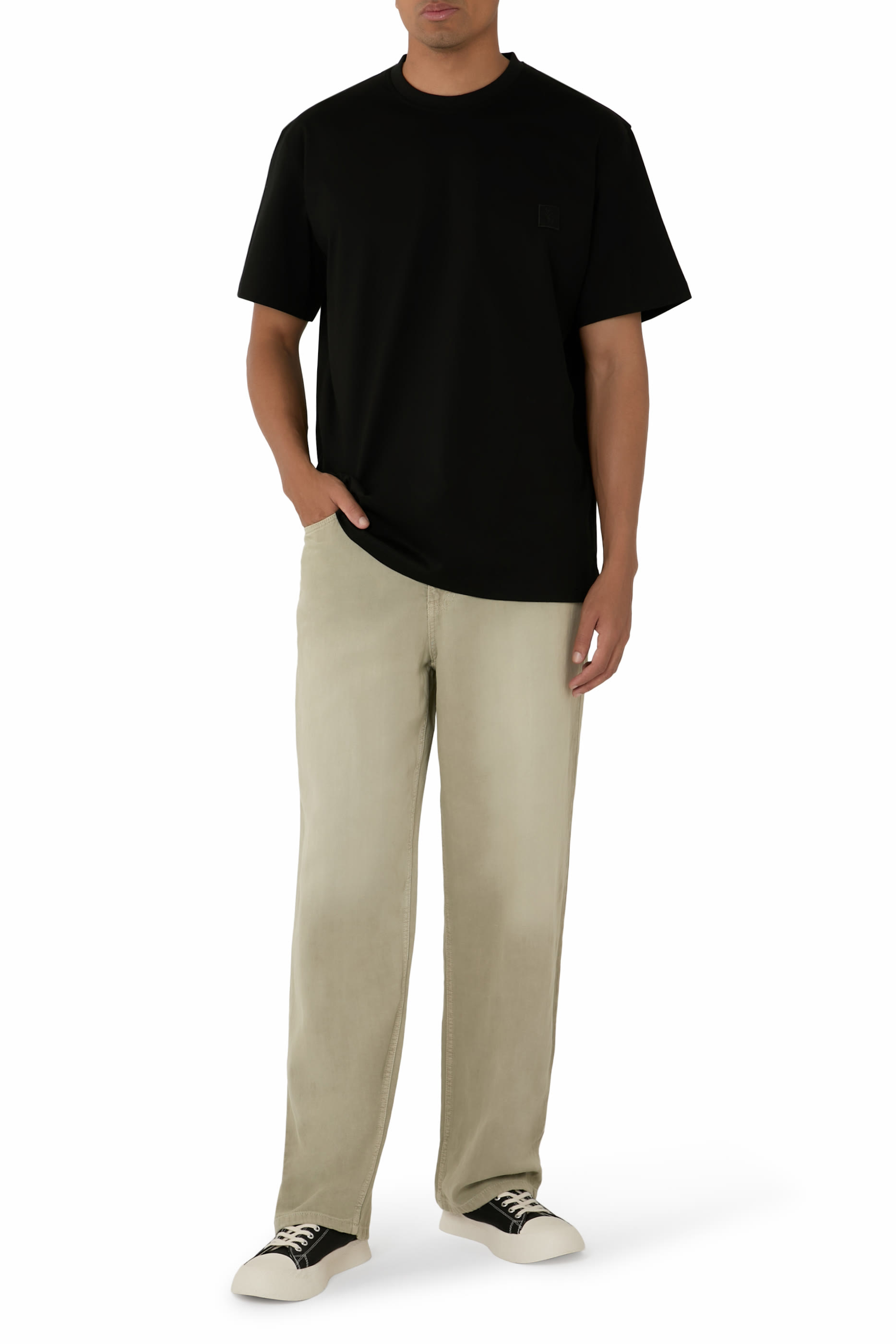 Straight Denim Pants