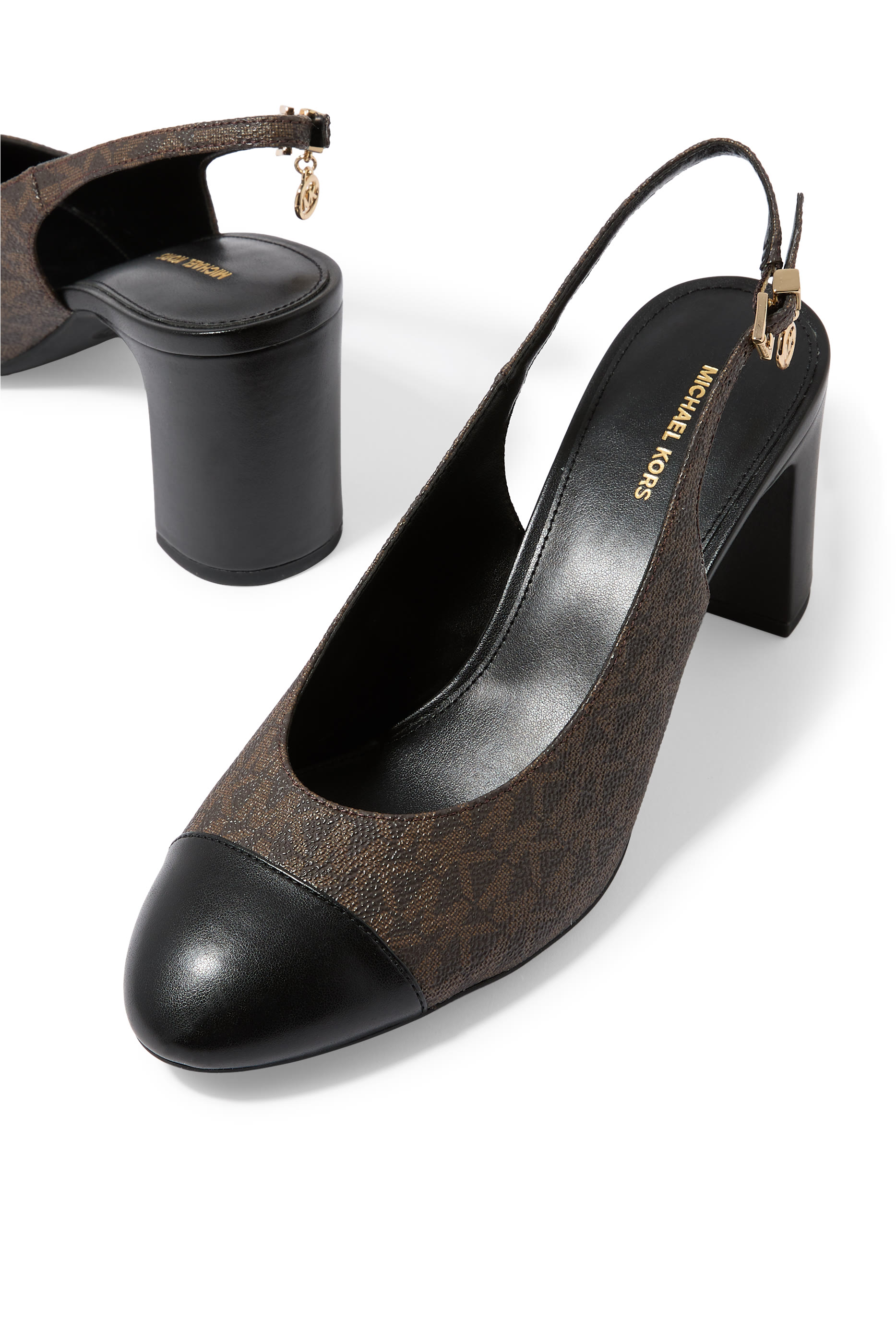 Piper Flex Leather 40 Block Heel Pumps
