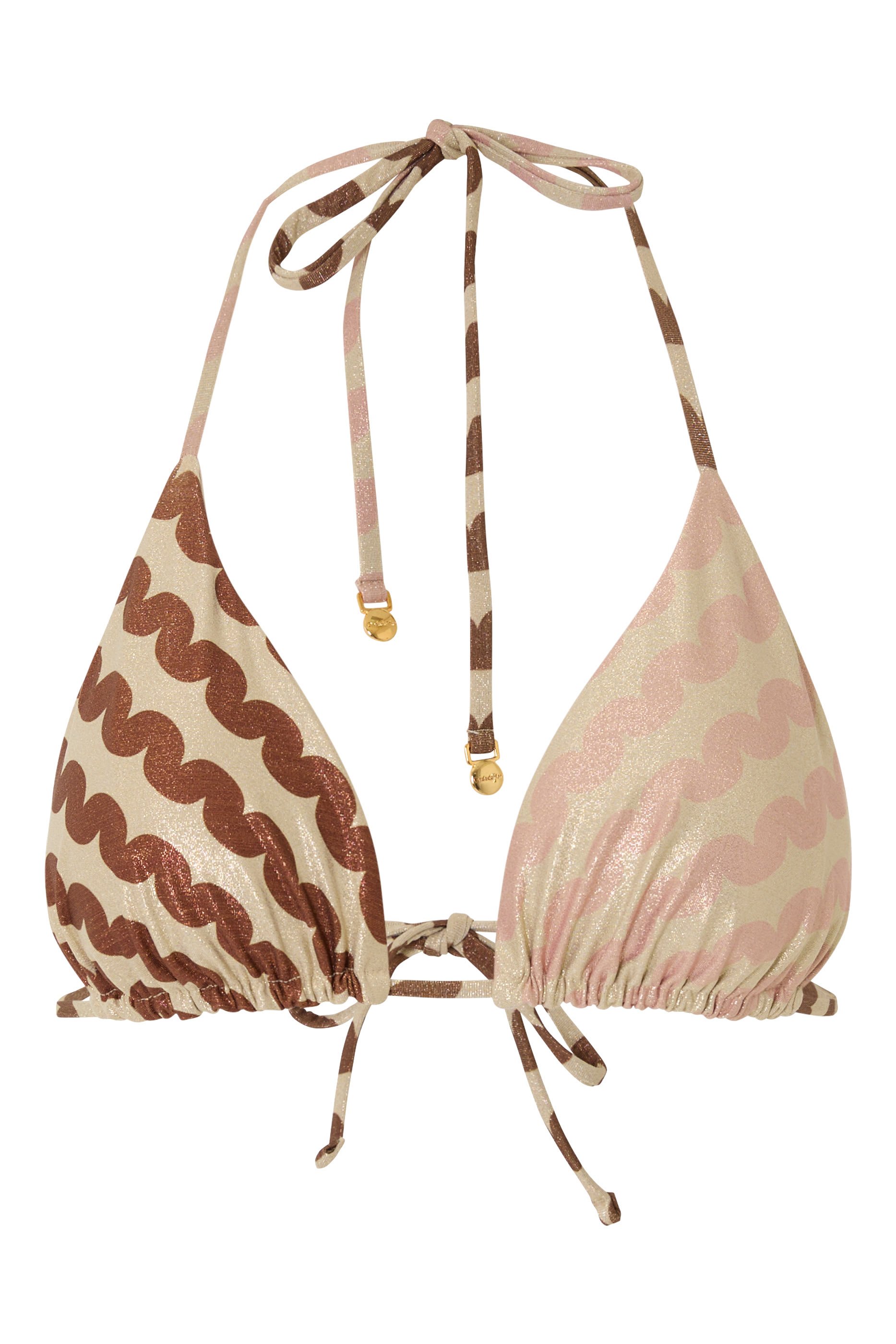  Maia Wavy Triangle Bikini Top 