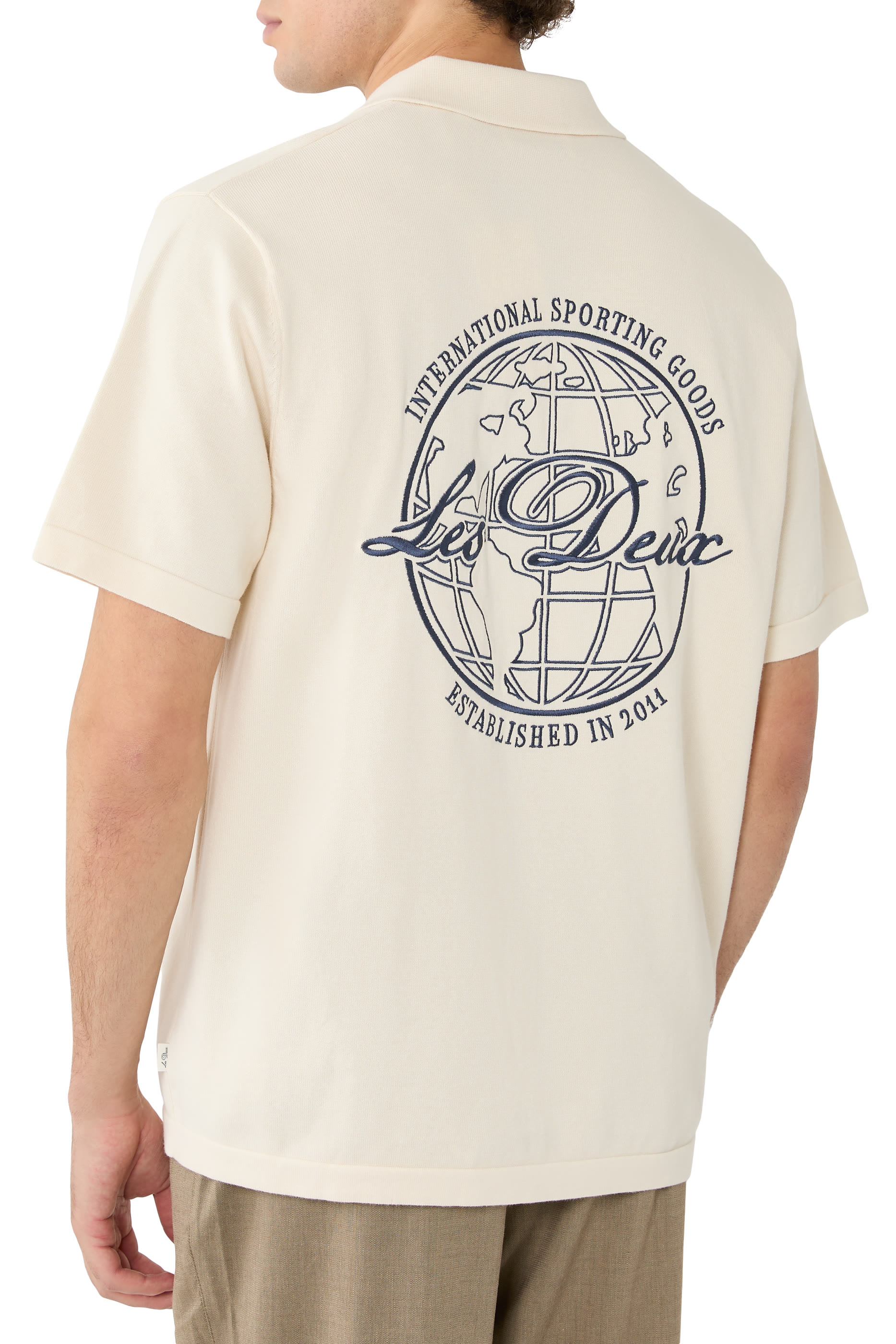 Emmett Globe Knitted Short Sleeve Shirt 