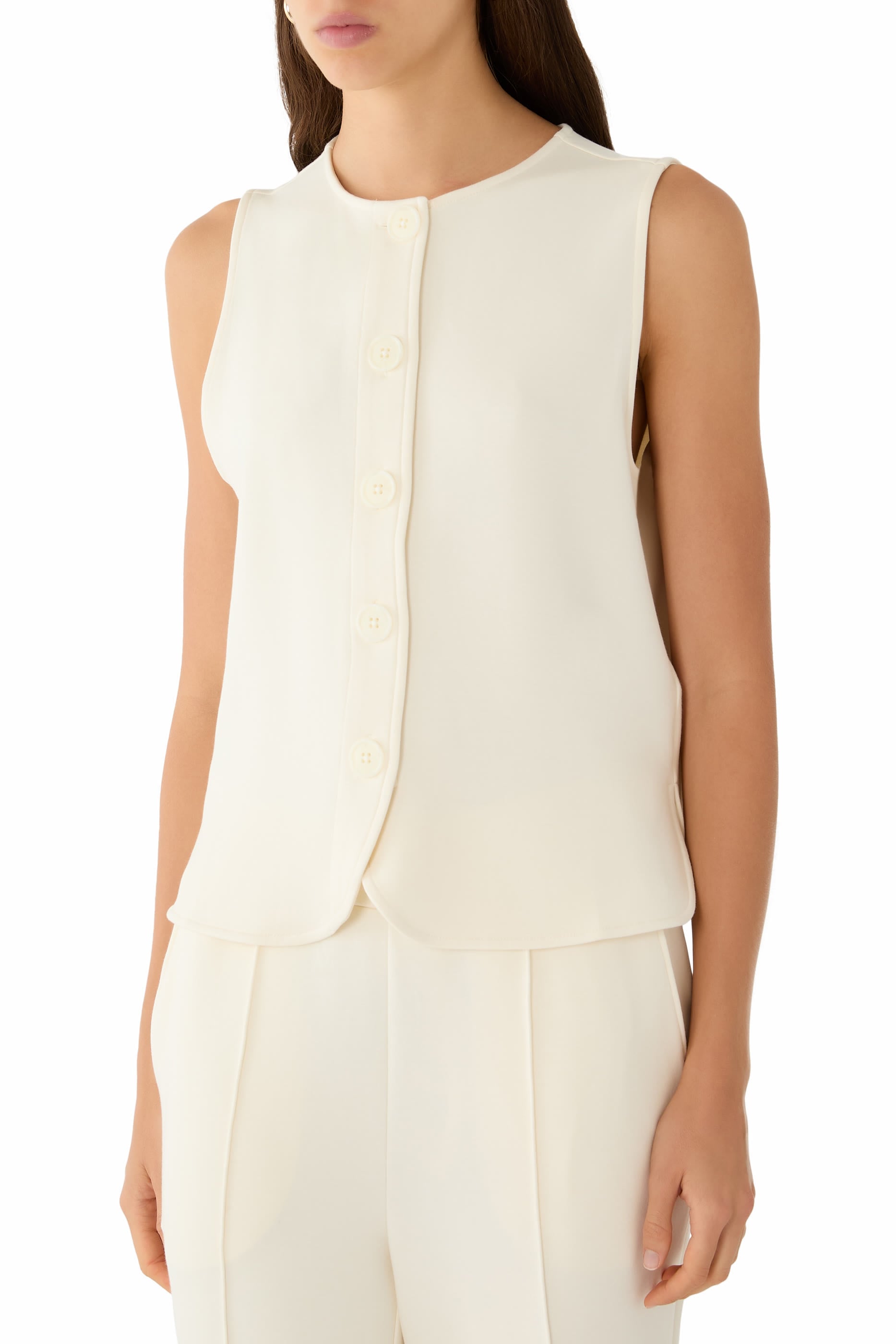 Josie Button-Through Tank Top