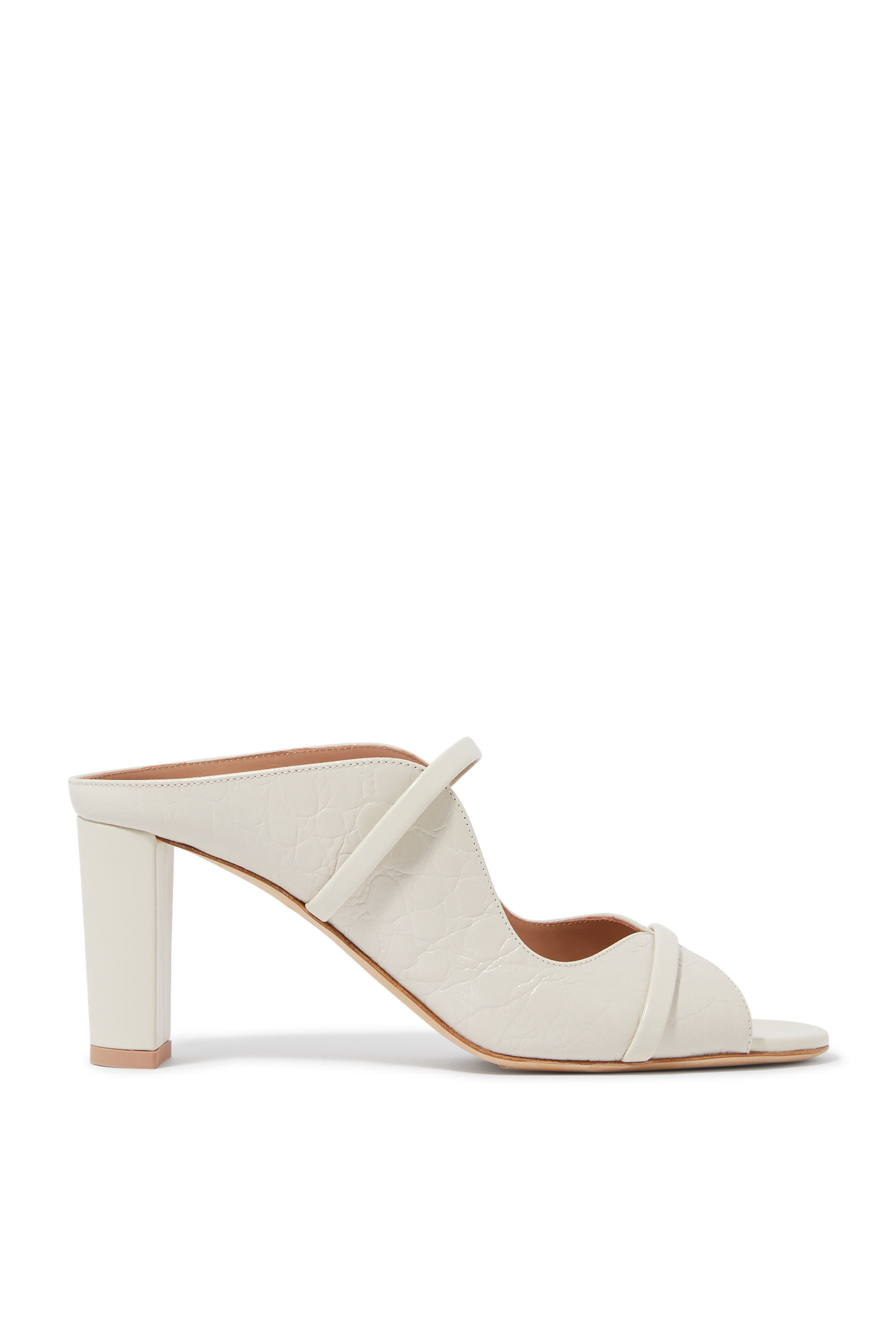 Norah 70 Embossed Leather Heeled Sandals