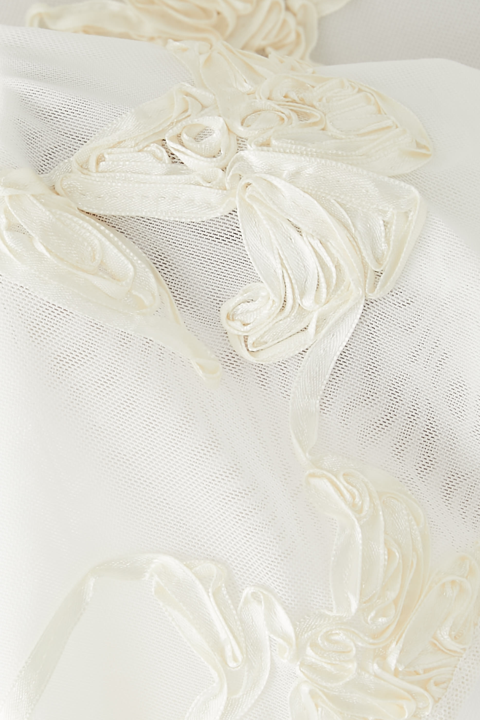 Flower Mesh Mini Dress