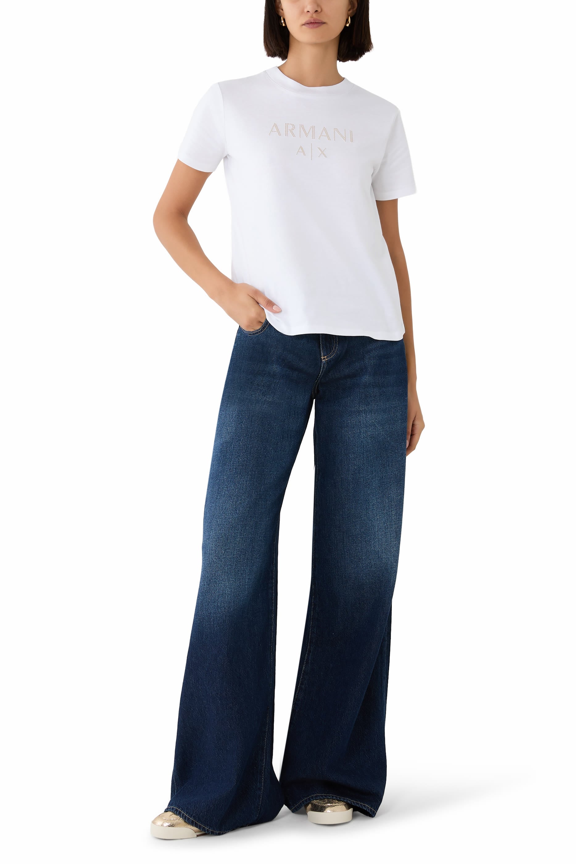 5-Pocket Wide-Leg Jeans