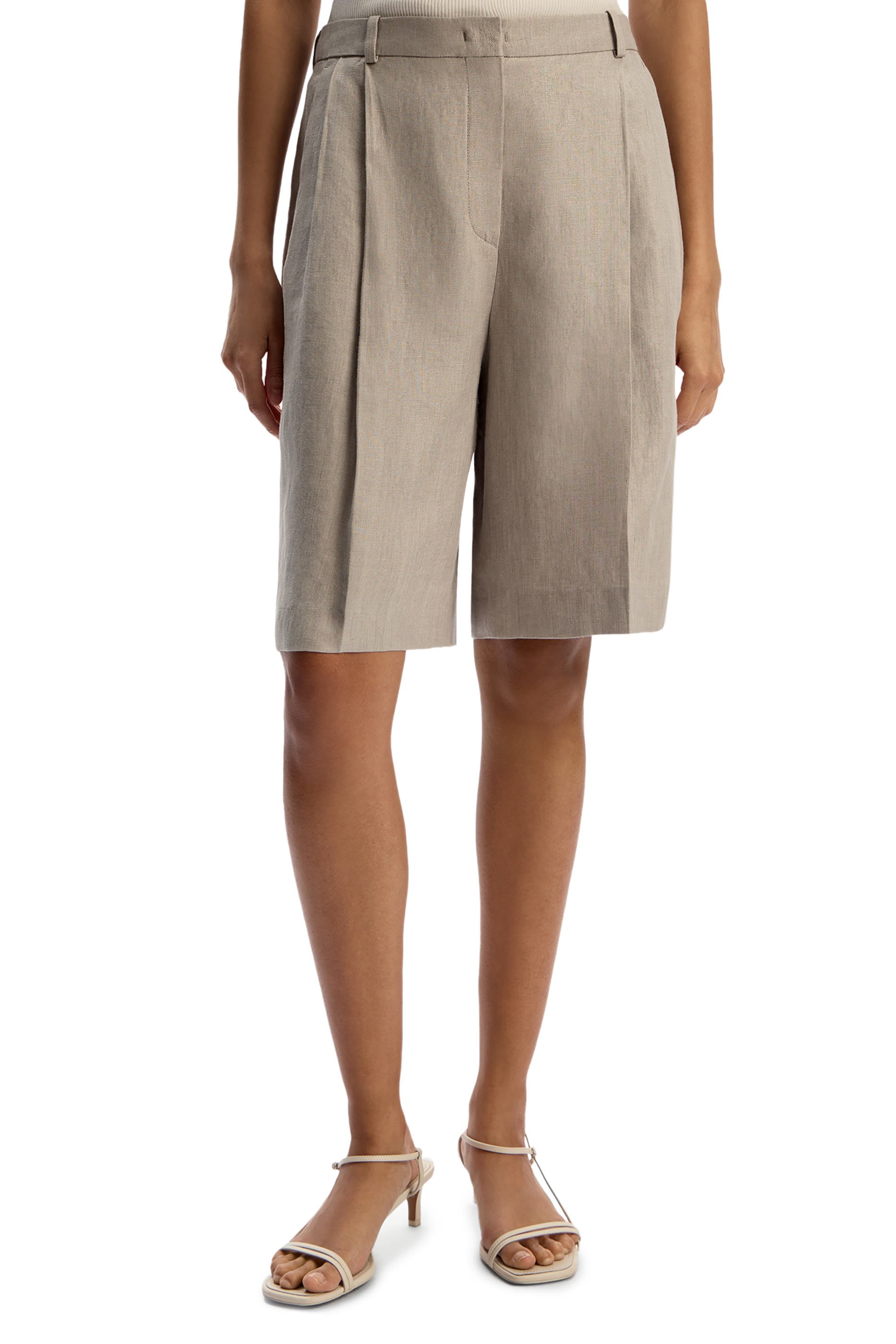 Formal Linen Shorts