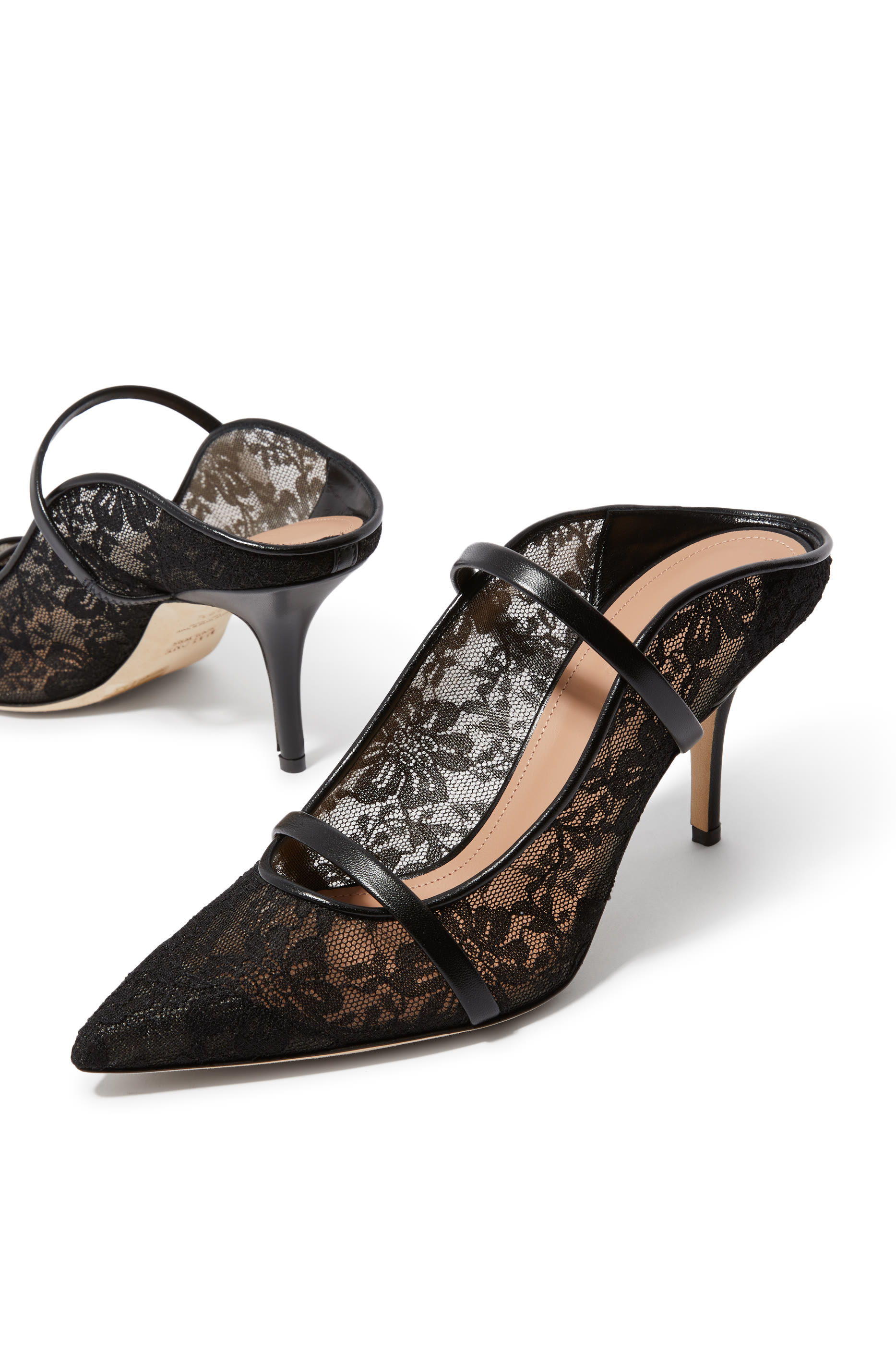 Noah 70 Lace Heeled Sandals