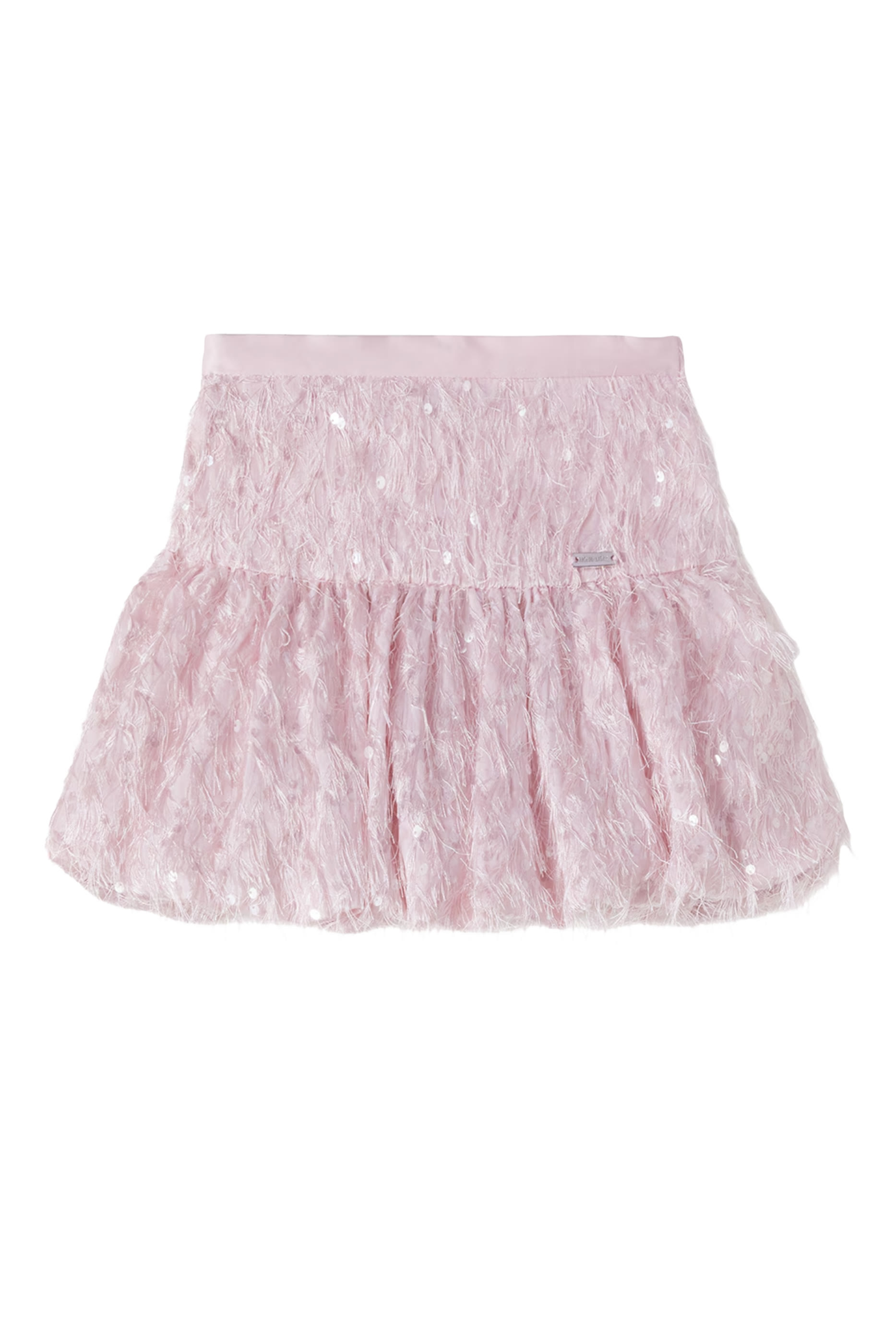 Kids Sequin and Feather Skirt