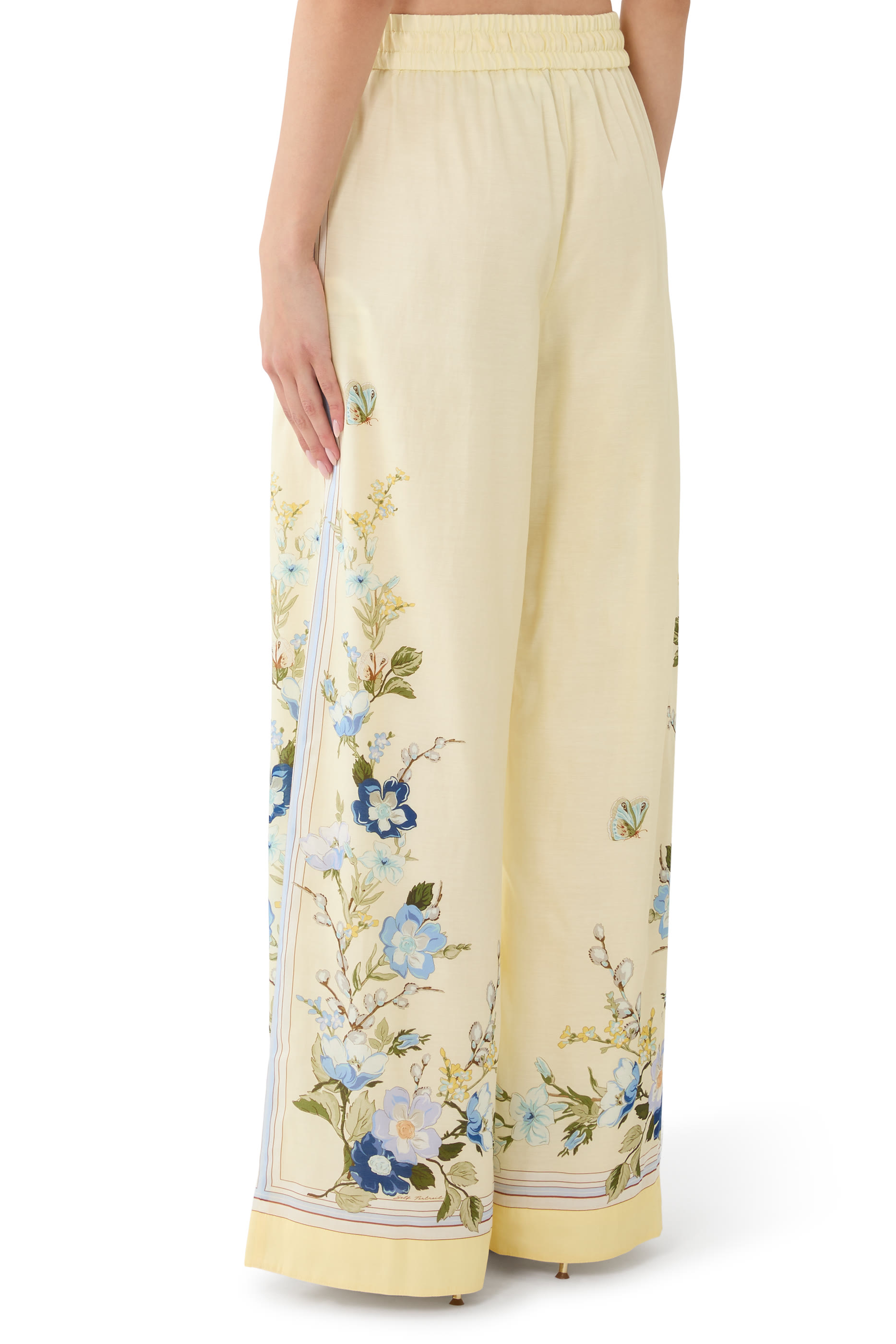 Floral Organza Trousers