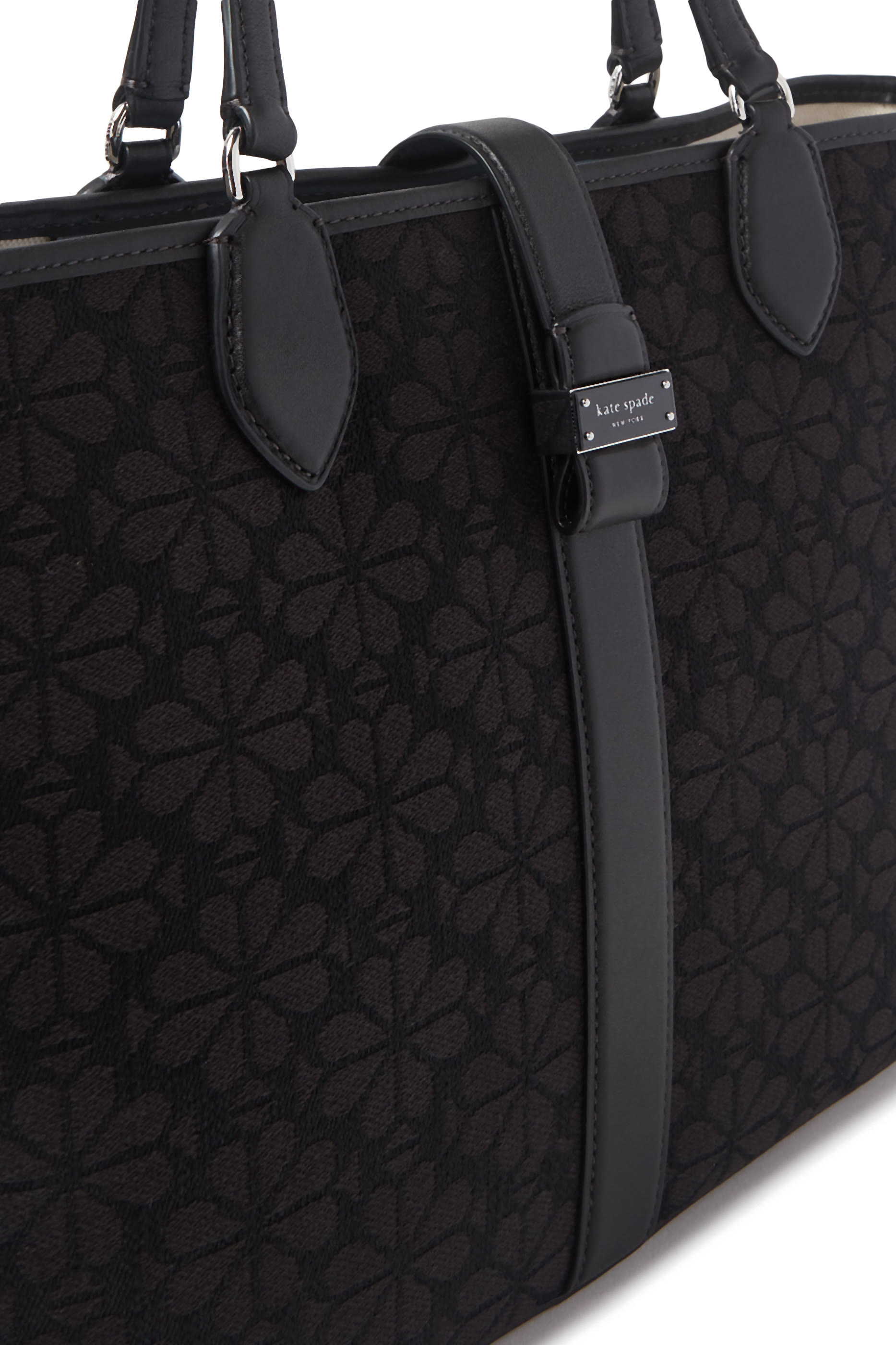 Spade Flower Jacquard Medium Tote Bag