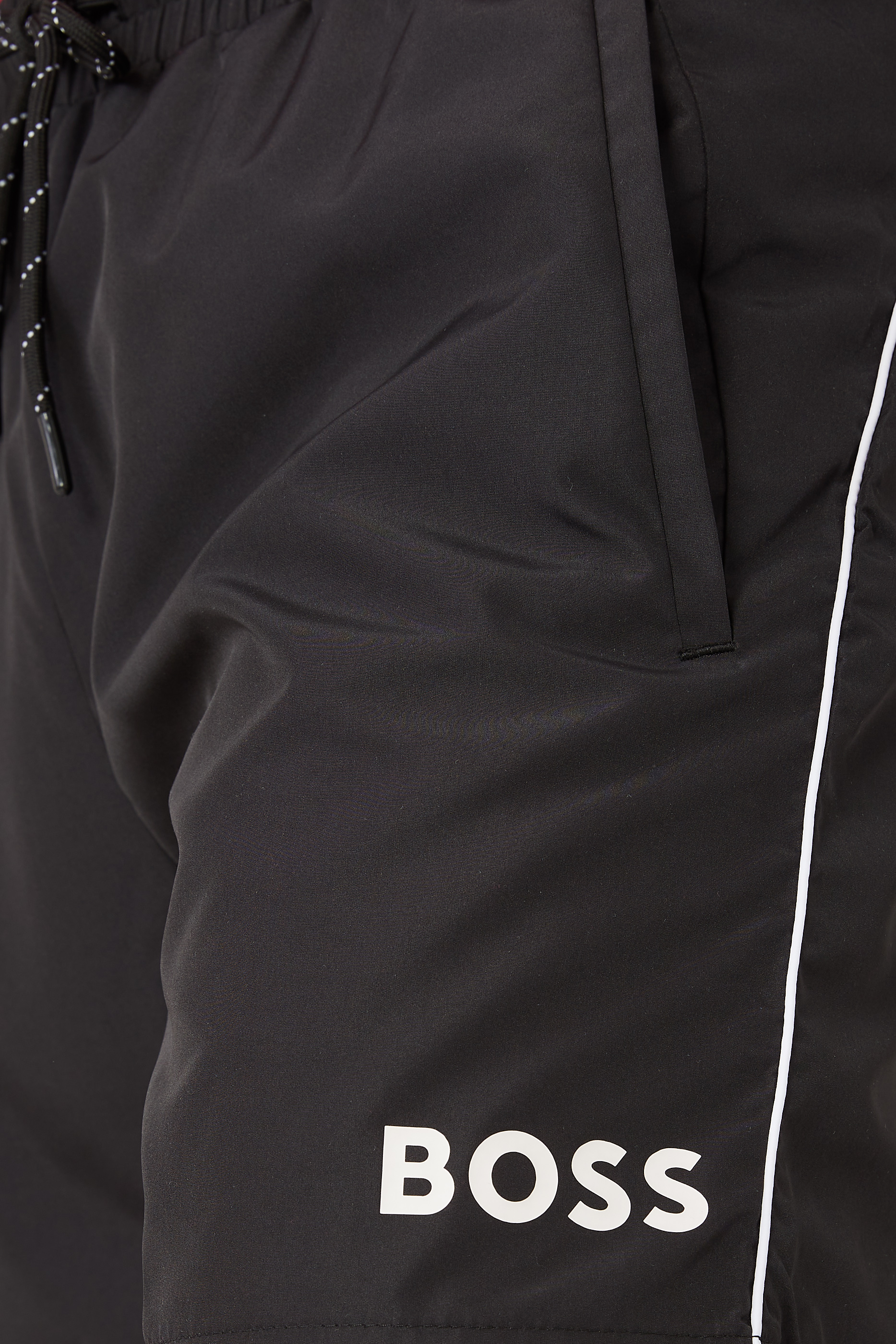 Quick-Drying Logo Swim Shorts