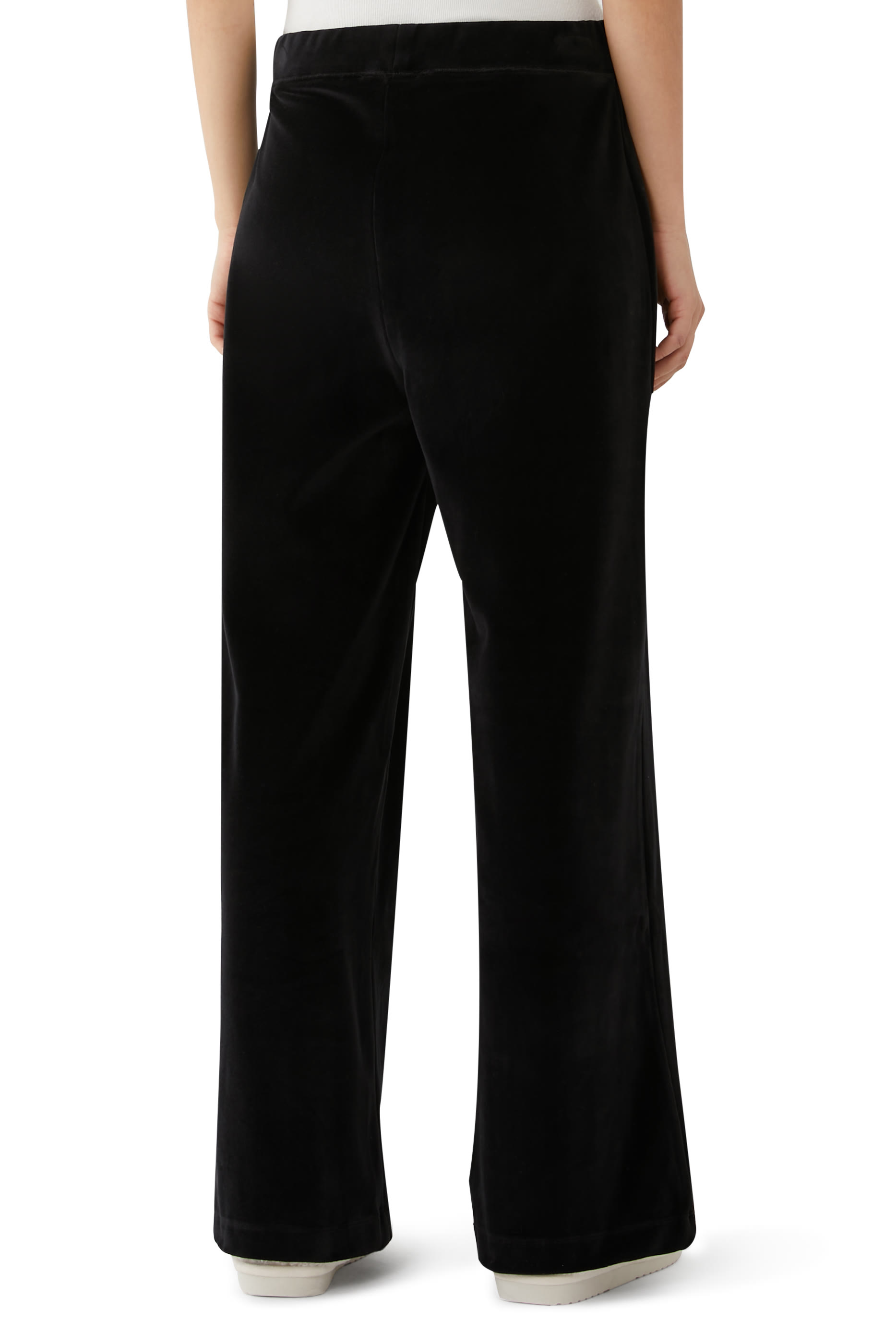 Velour Wide Leg Trousers