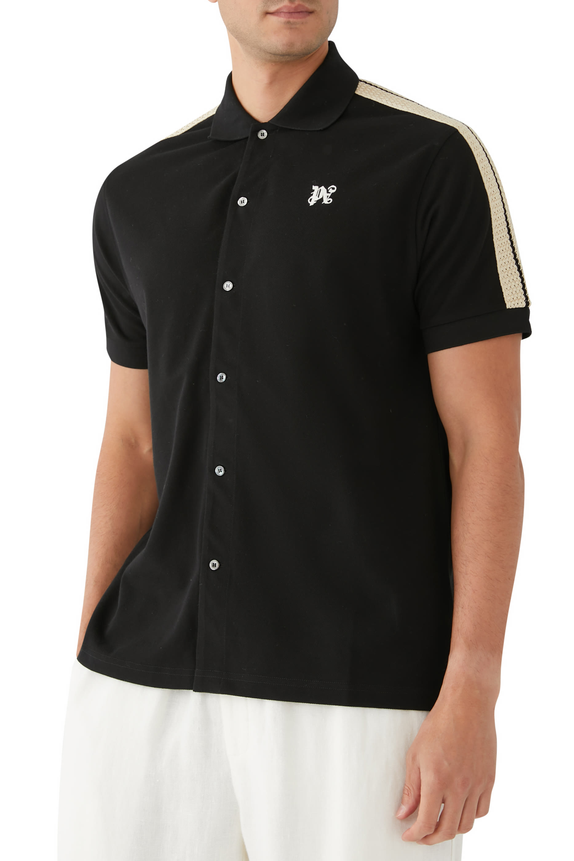 Monogram Track Polo Shirt