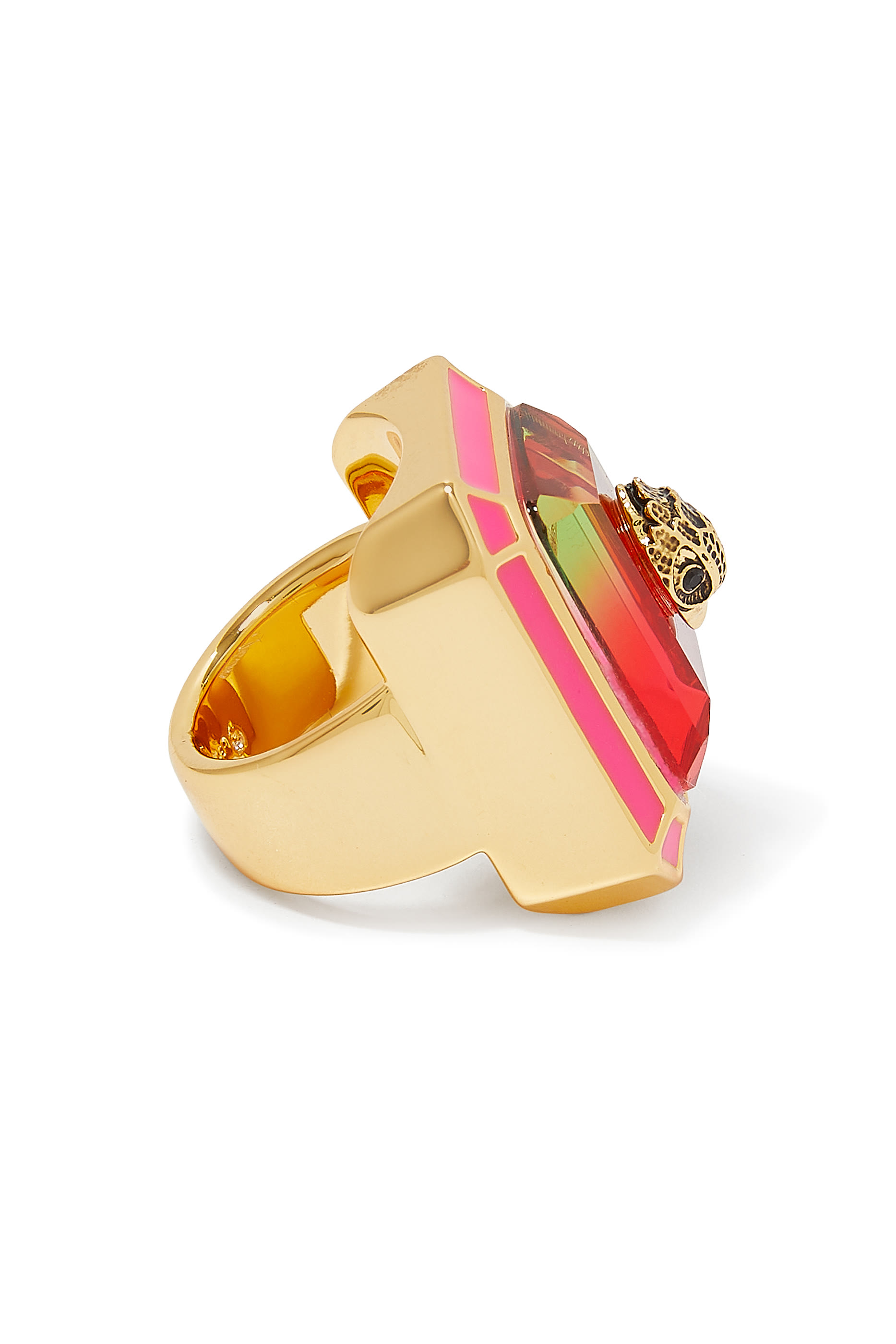 Enamel Cocktail Ring