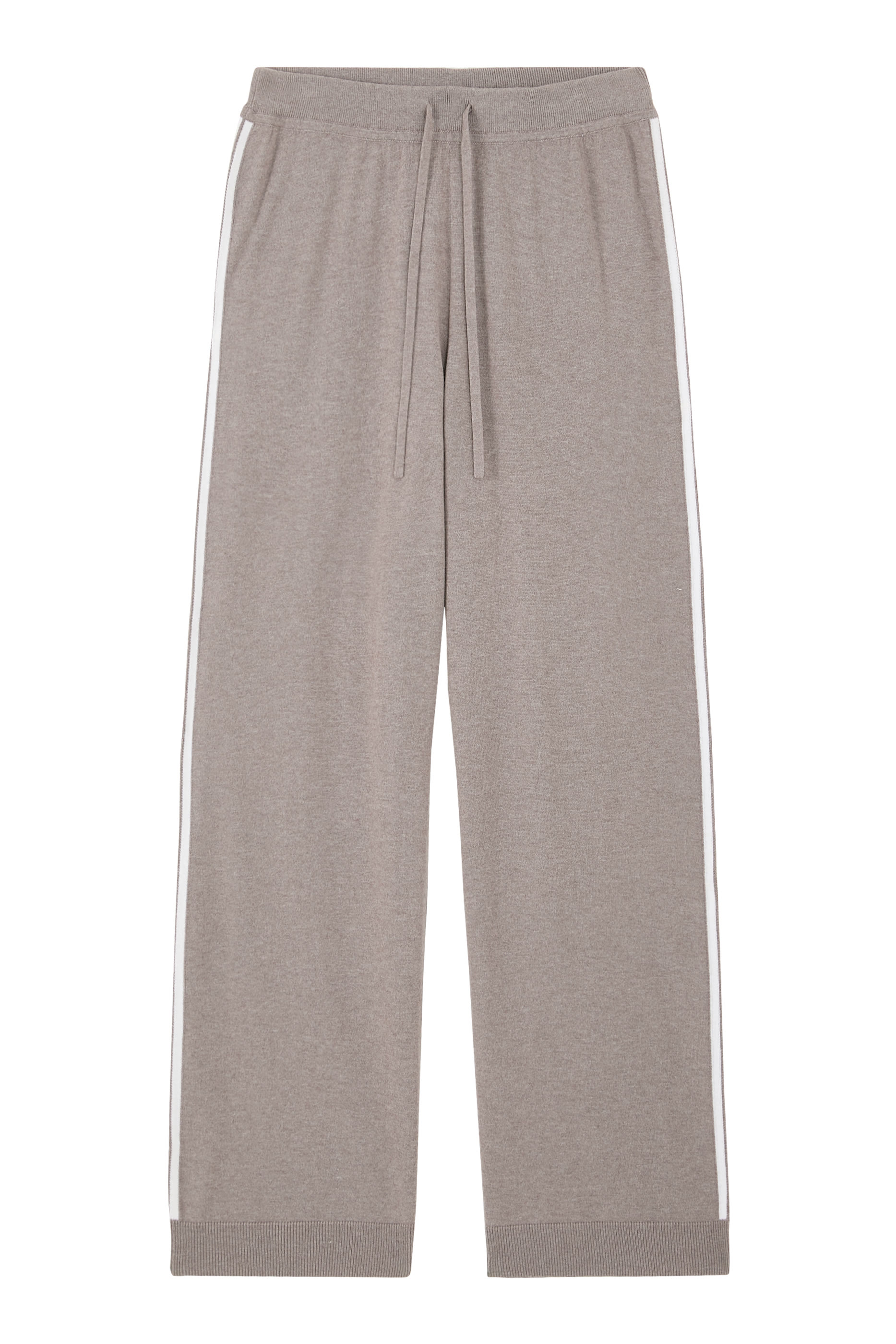 Cotton Rich Wide Side Stripe Trousers