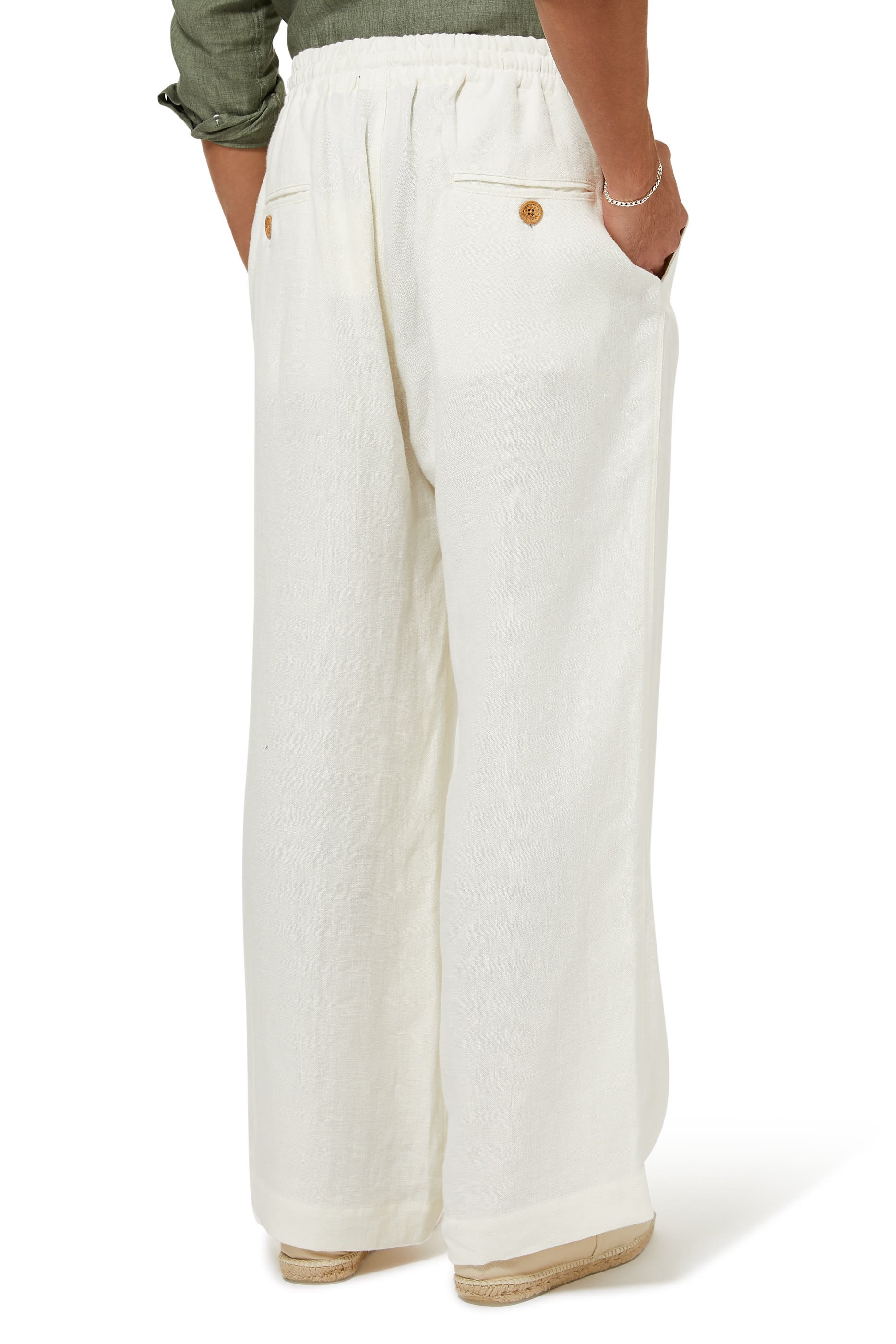 Wide Leg Linen Pants