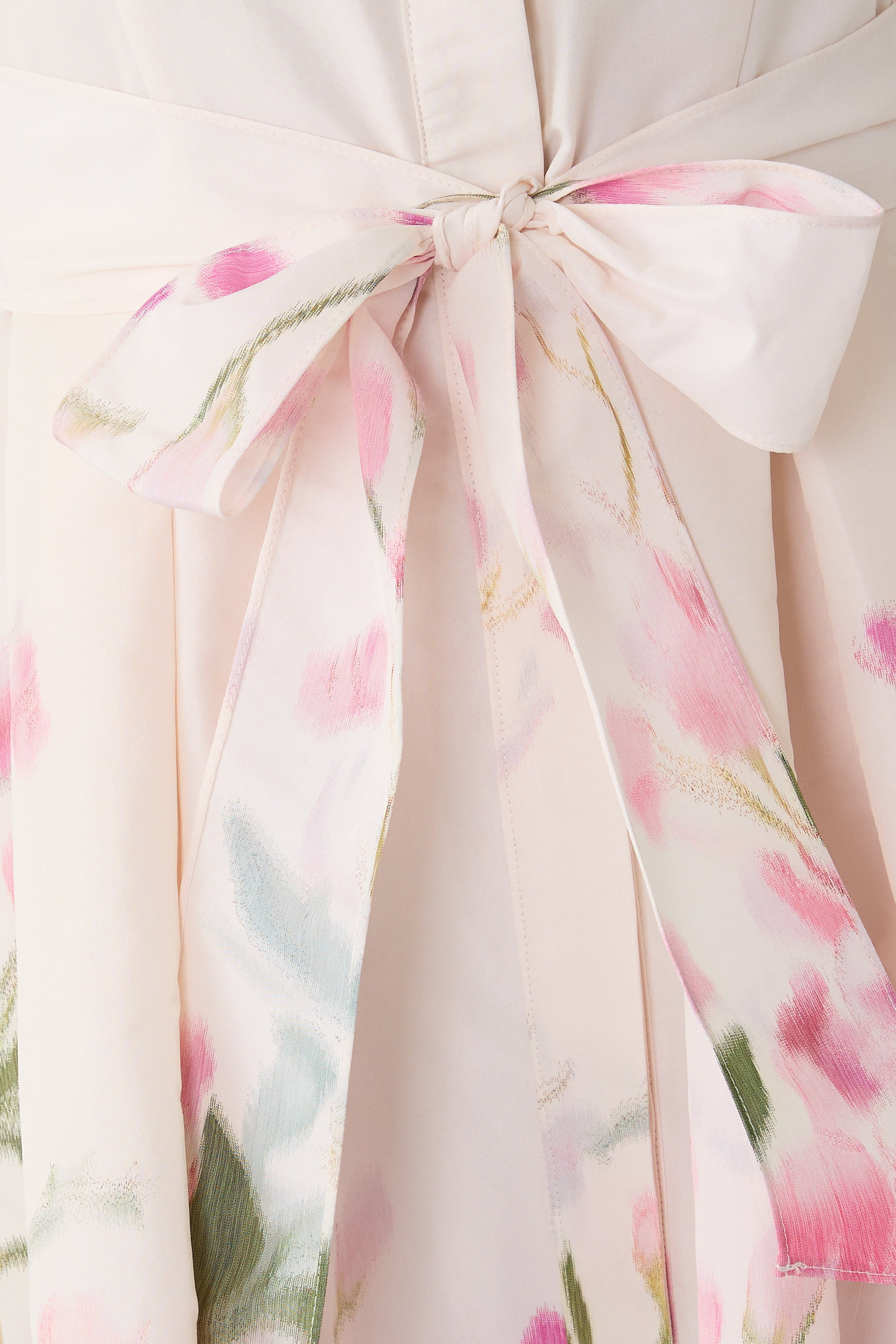 Taffeta Digital Placement Print Shirt Gown