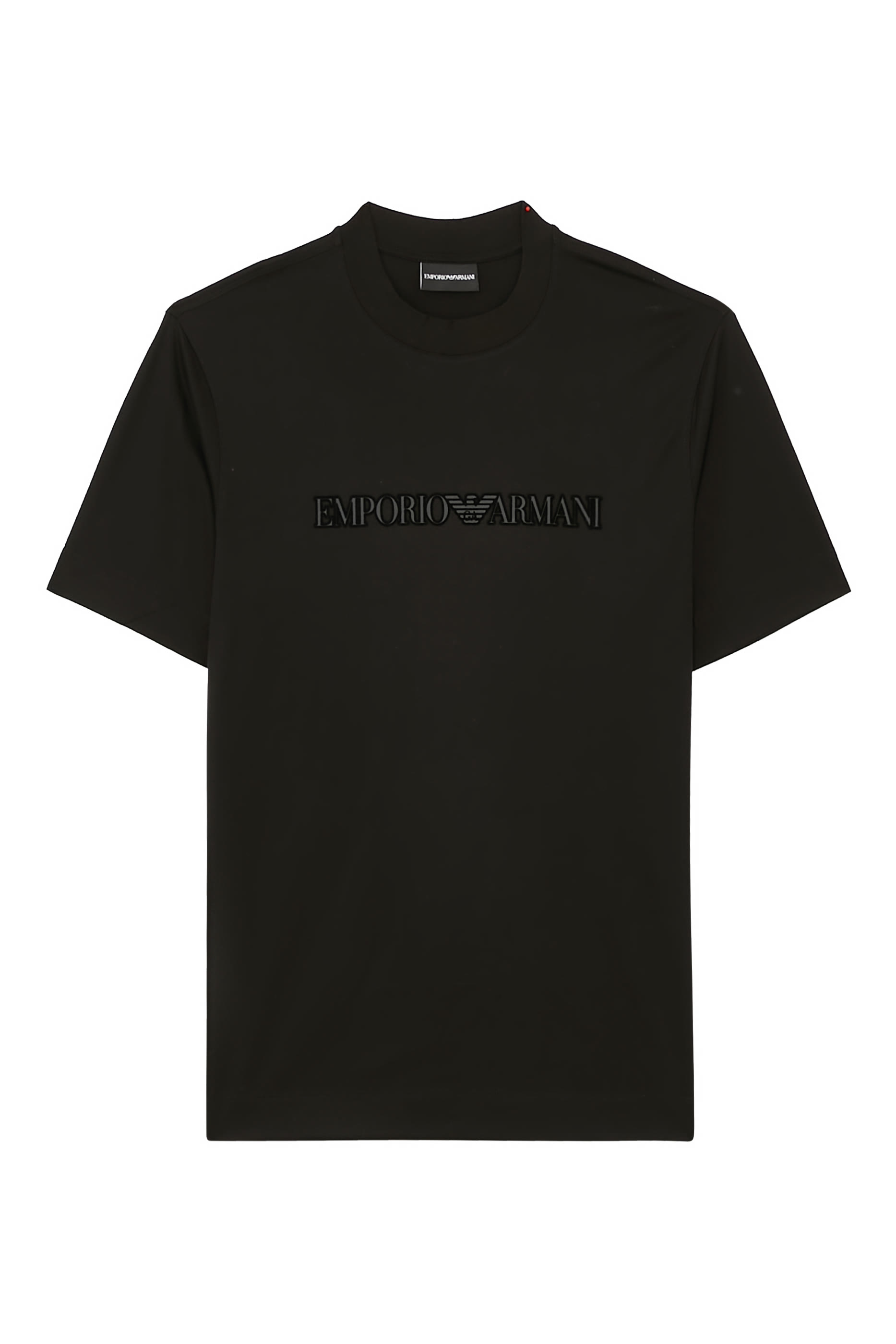 Jersey T-shirt with Flocked Logo