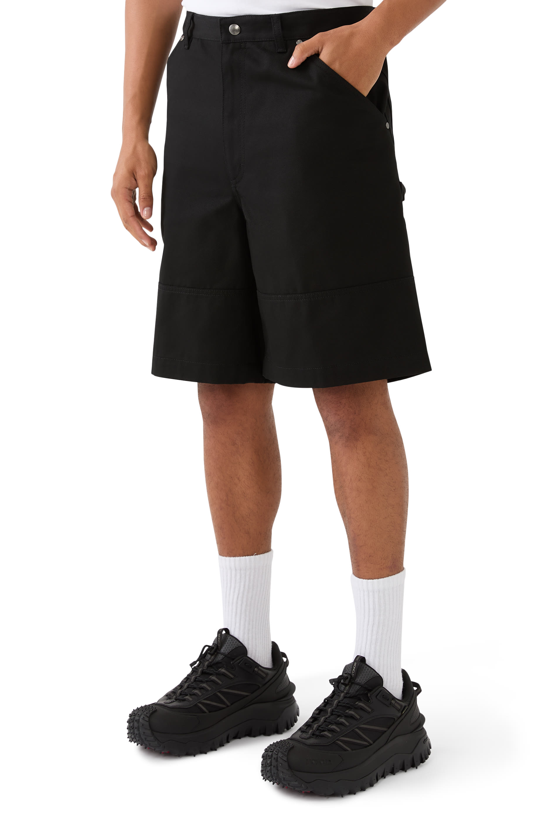 Logo Cotton Bermuda Shorts