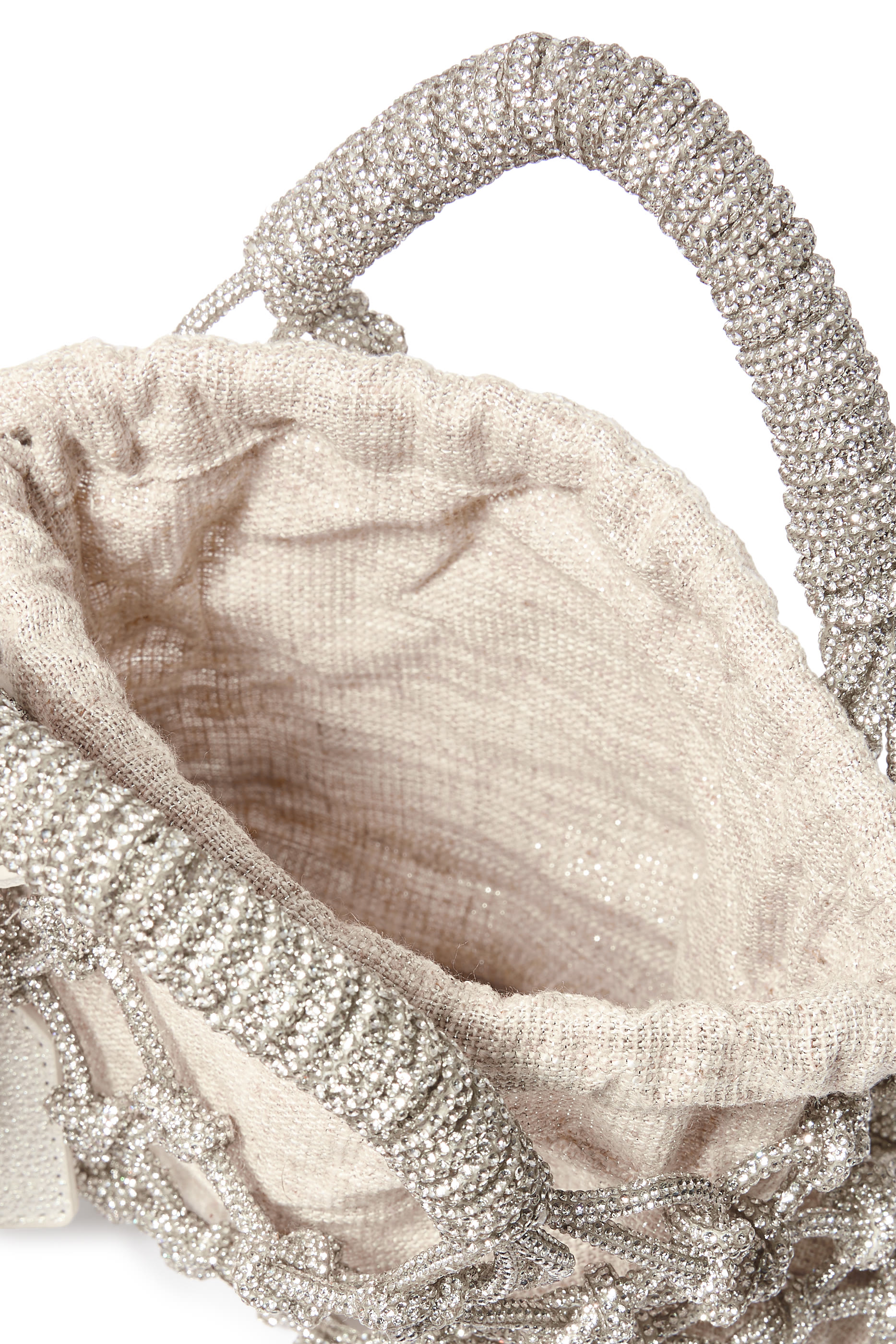 Small Crystal Macram&eacute; Bag