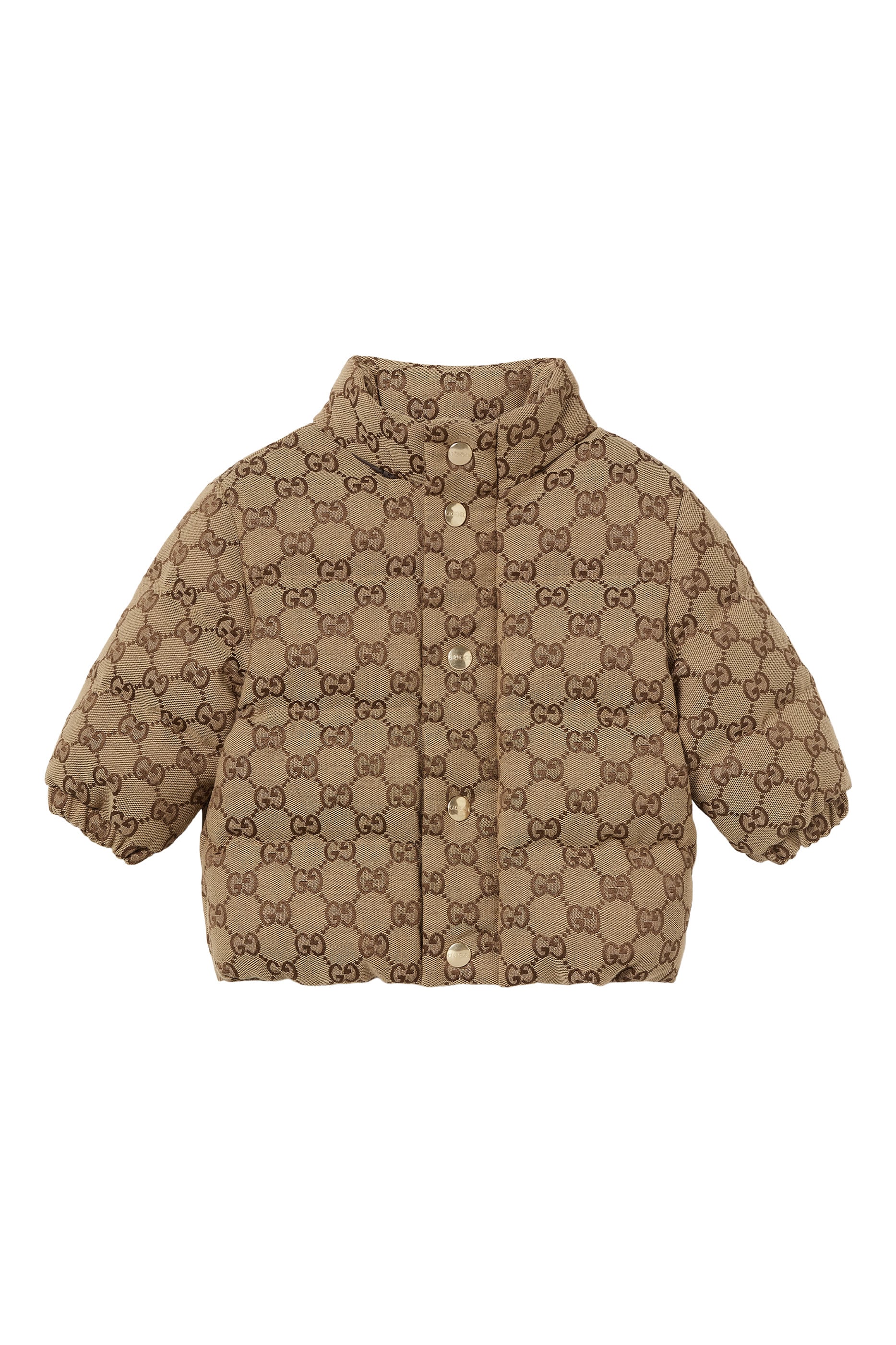 Kids GG Canvas Padded Jacket