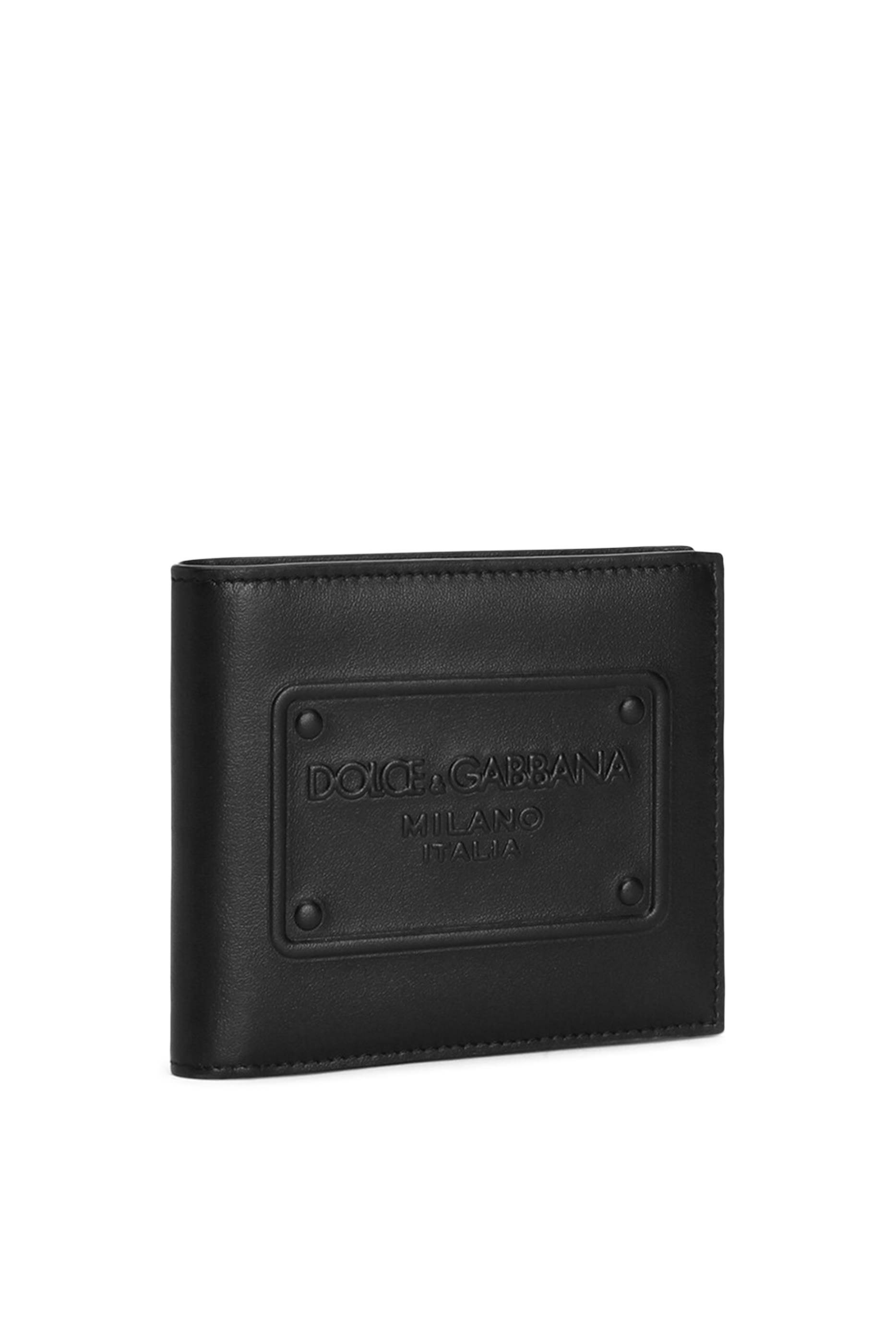 Logo Calfskin Bifold Wallet