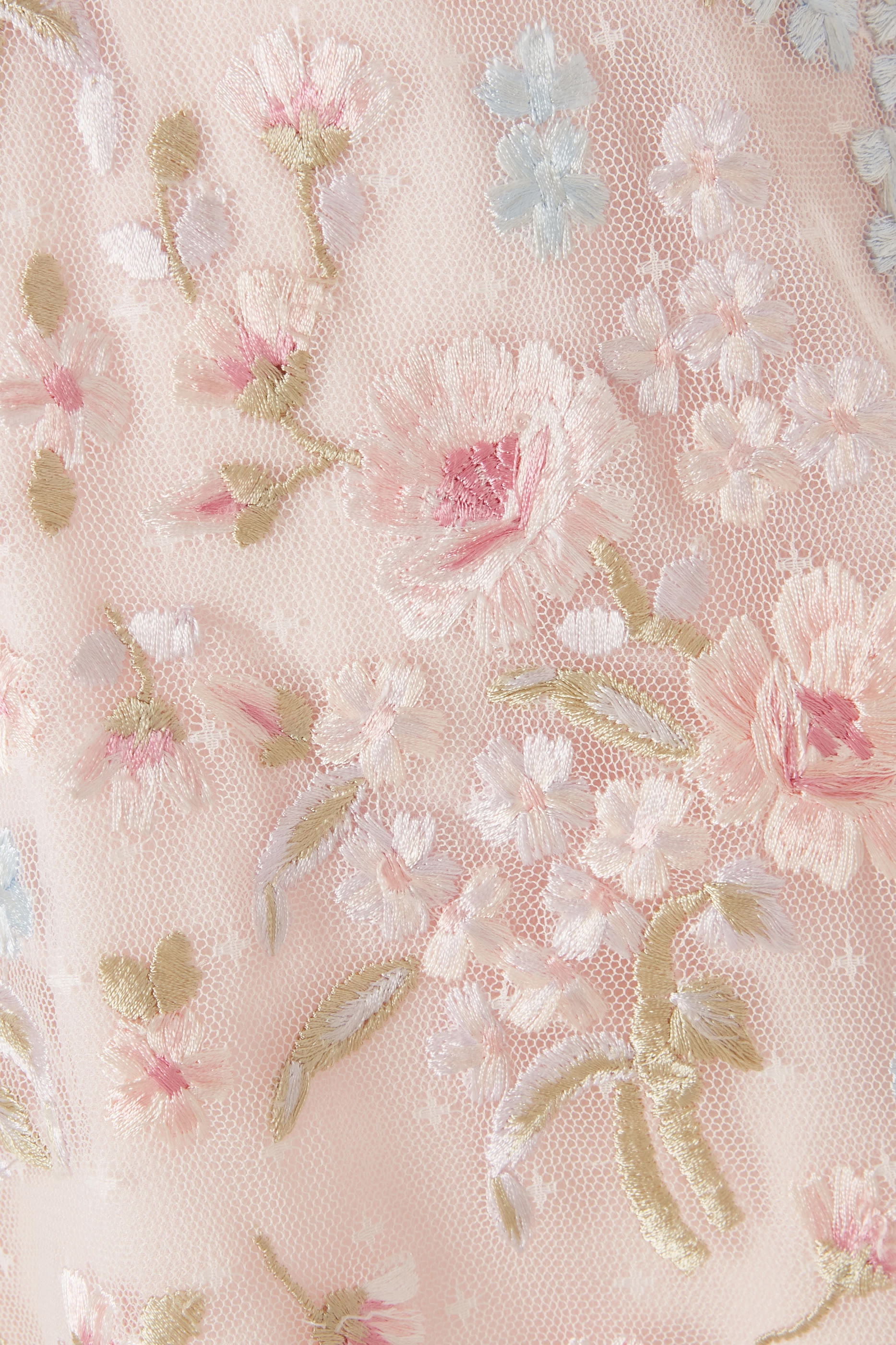 Kids Peony Bouquet Puff Sleeve Dress 