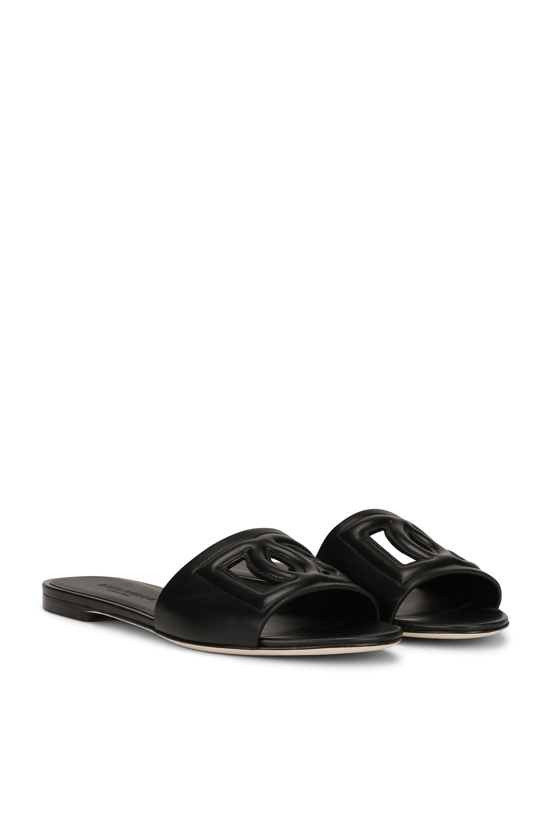 DG Logo Calfskin Slides