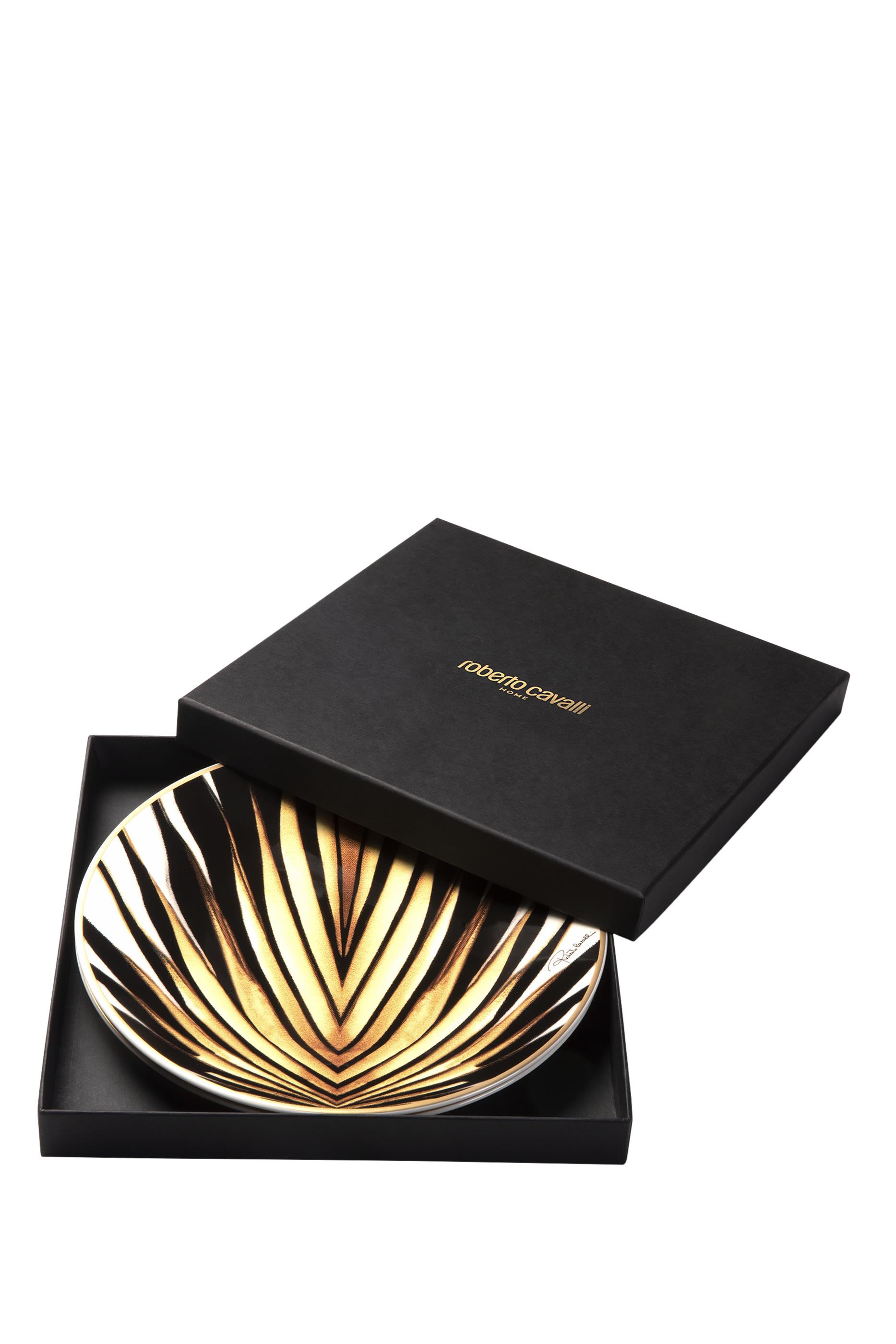 Ray of Gold Dessert Plate