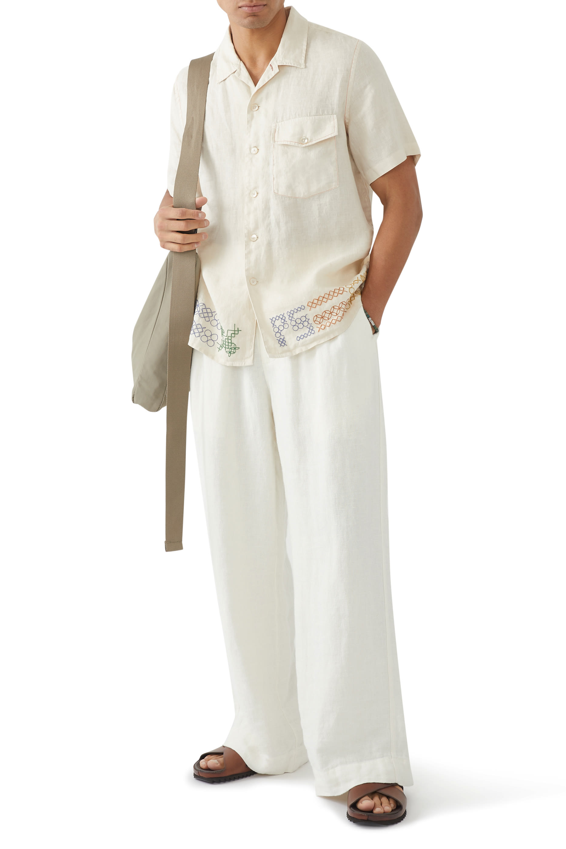 Embroidered Bowling Shirt