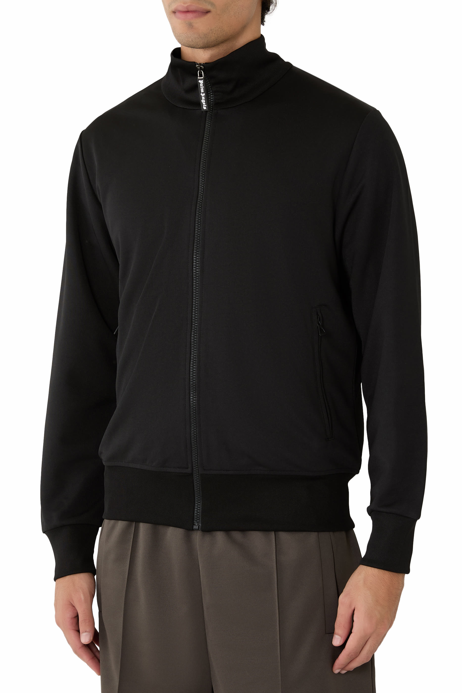 Back Curved Logo Track Jacket