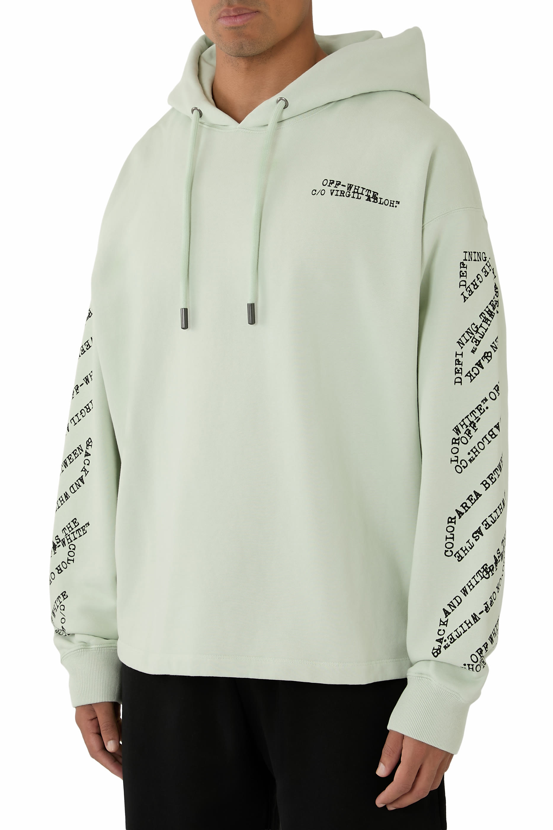 Type Arrow Diagonal Hoodie