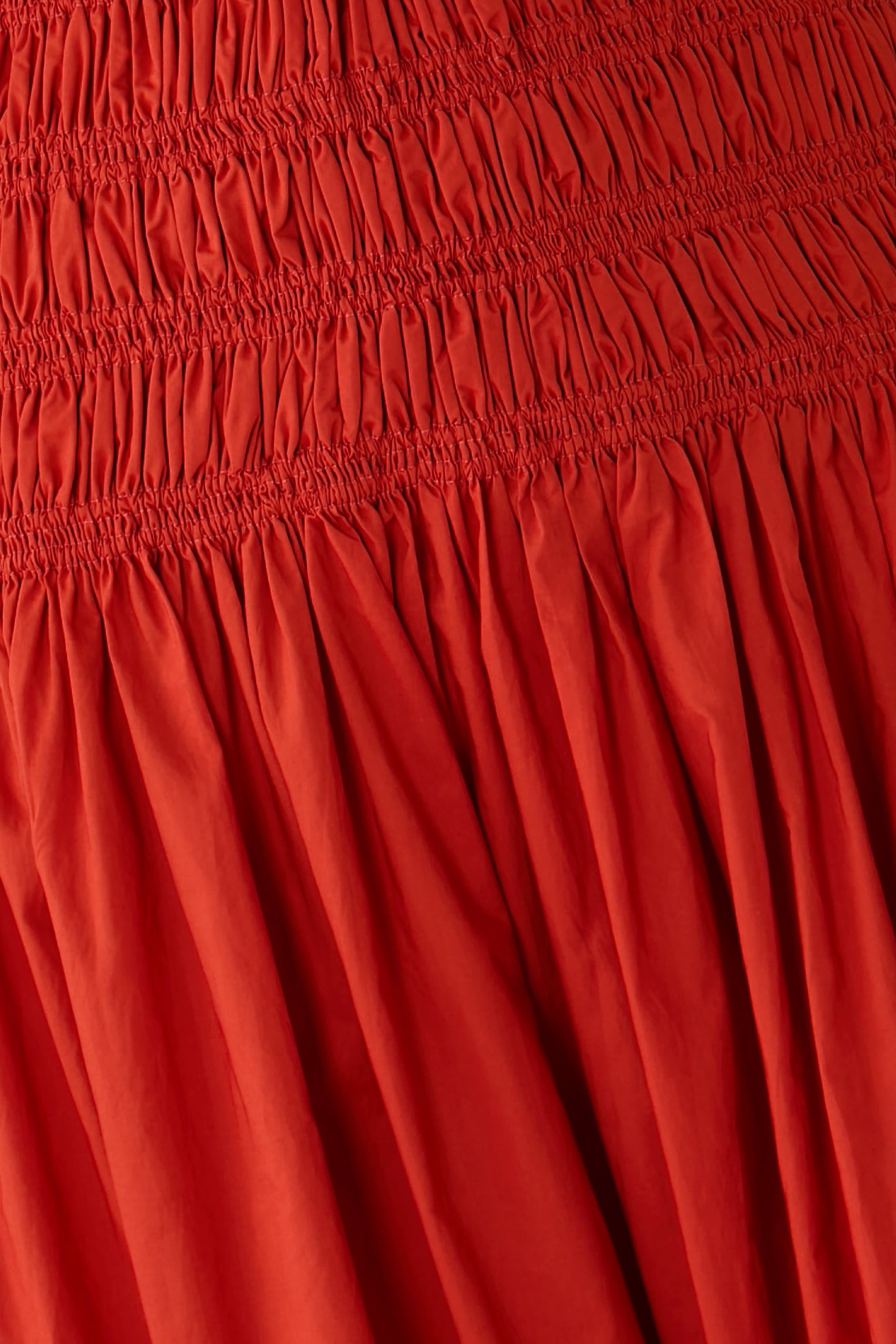 Shirred Drop Waist Dress