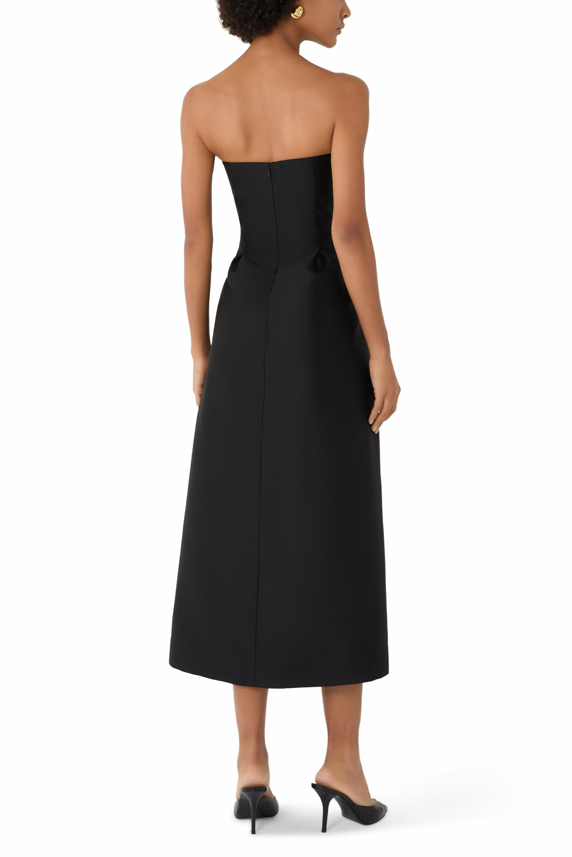 Silk Wool Noir Dress