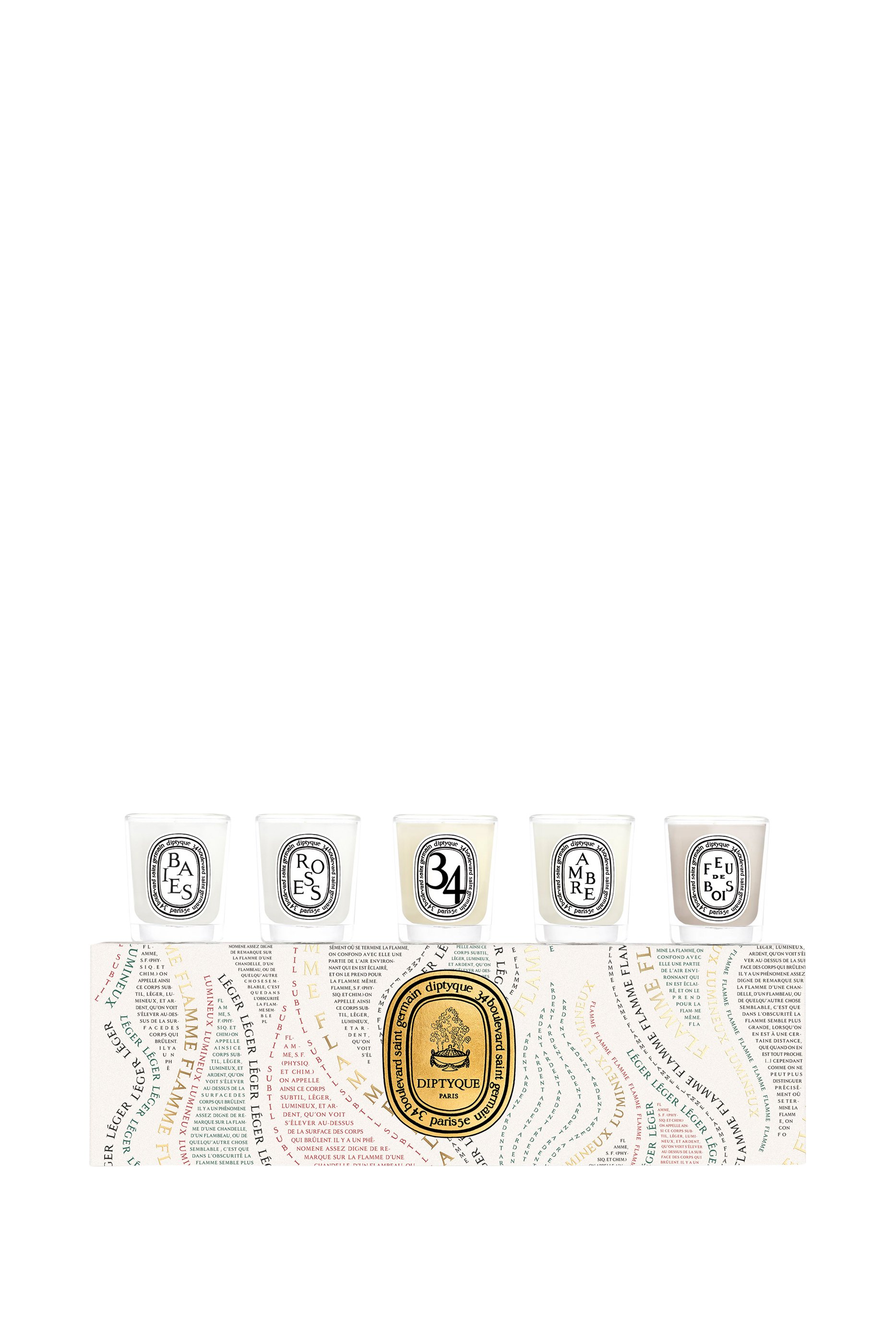 Christmas Candles, Set of 5