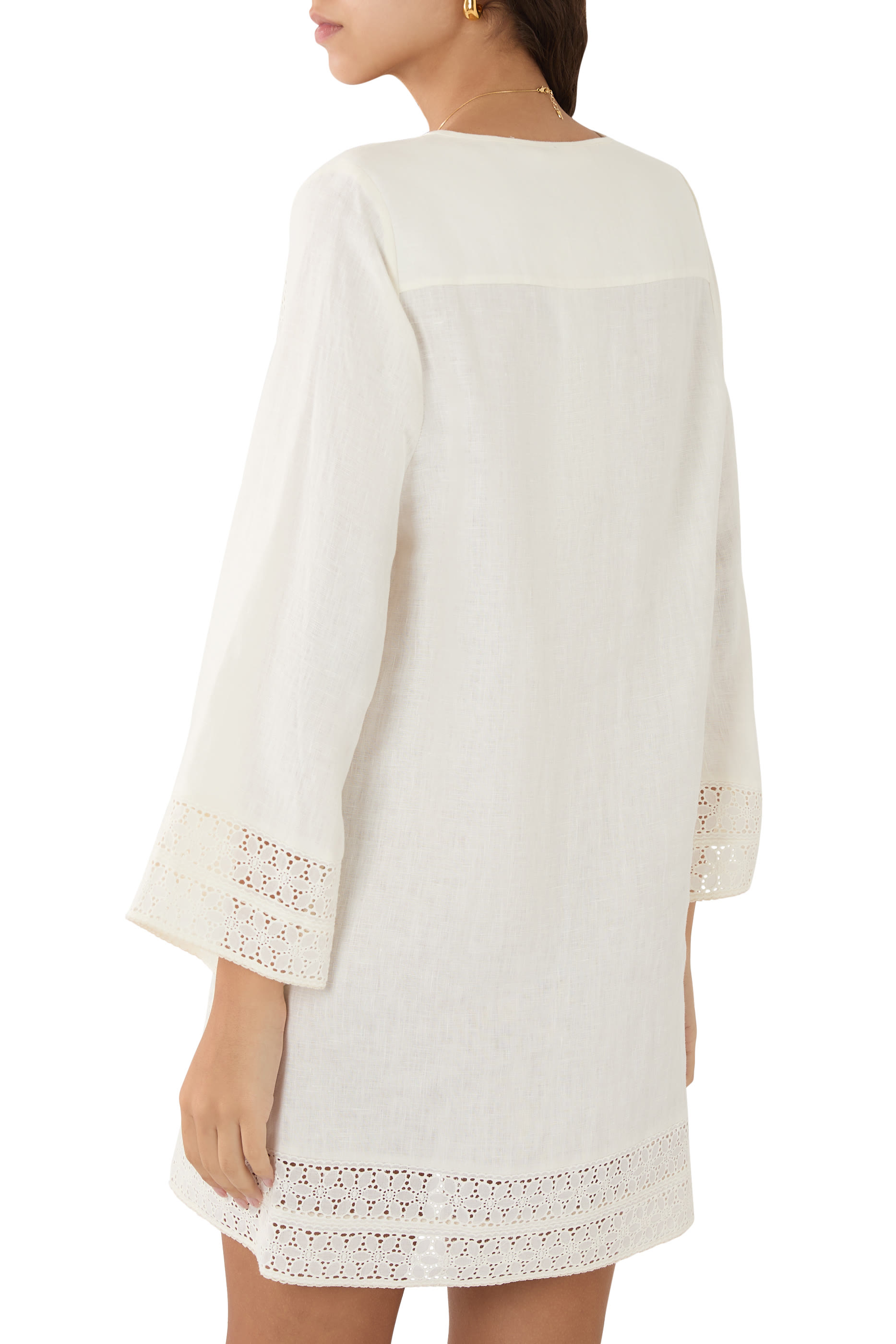 Broderie Smock Dress