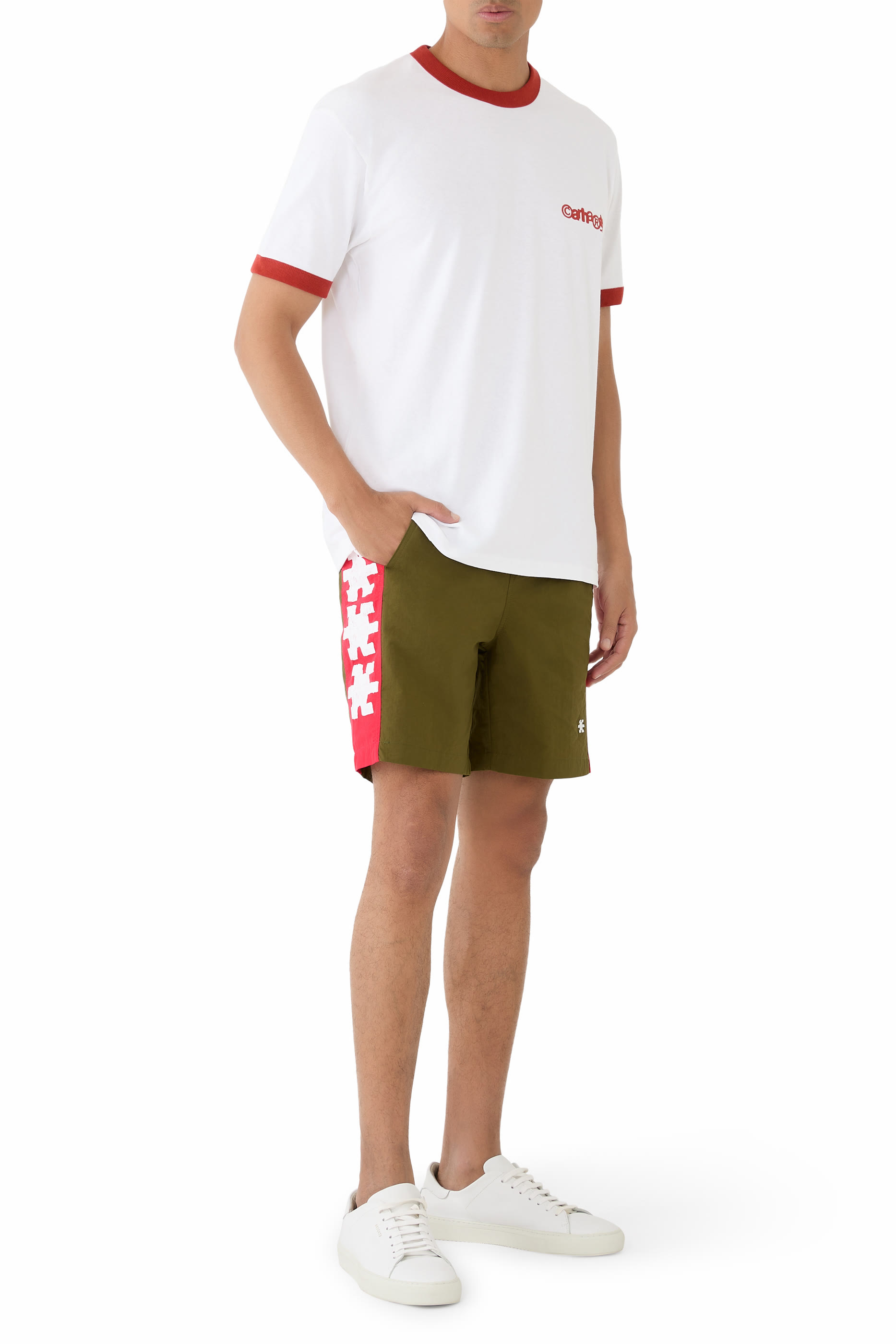 Contrast Band Swimshorts