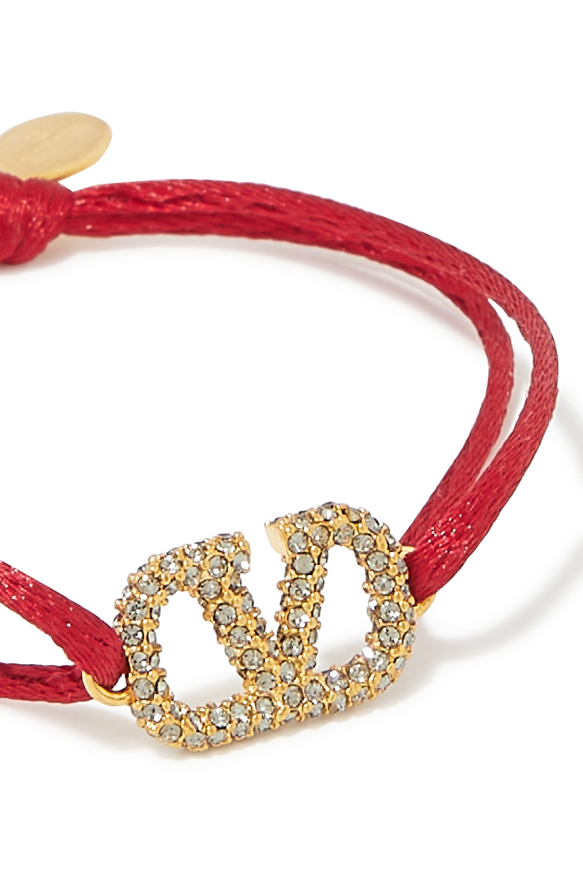 Valentino Garavani VLogo Rhinestones Signature Bracelet