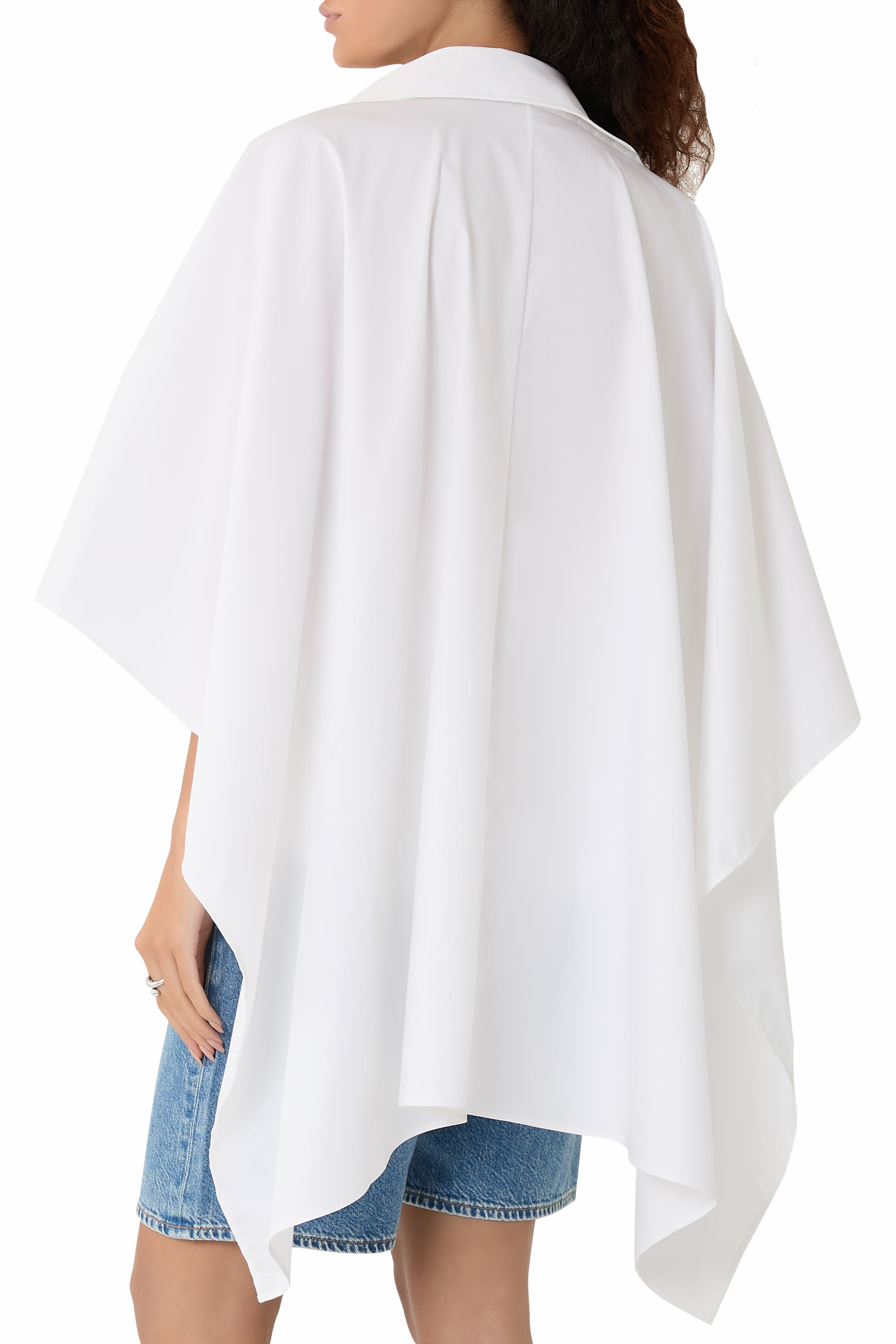 Resilient Draped Back Fitted Shirt