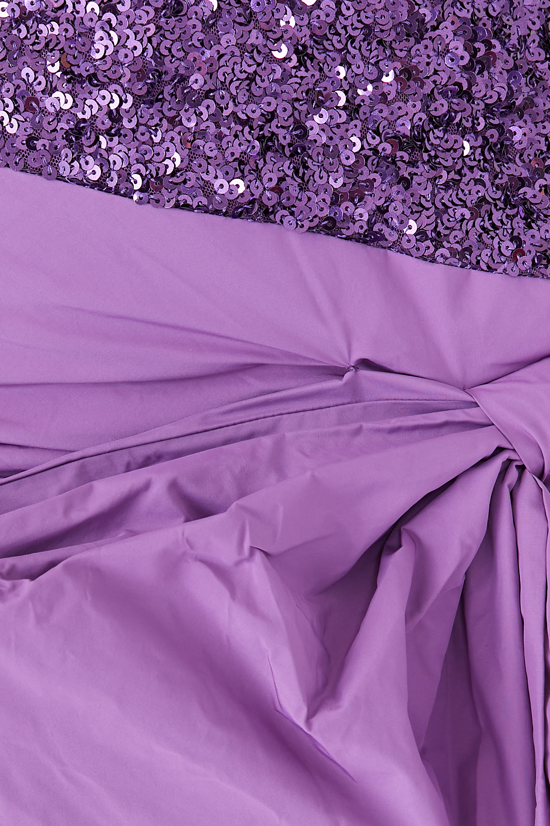 Sequin Bow Mini Dress