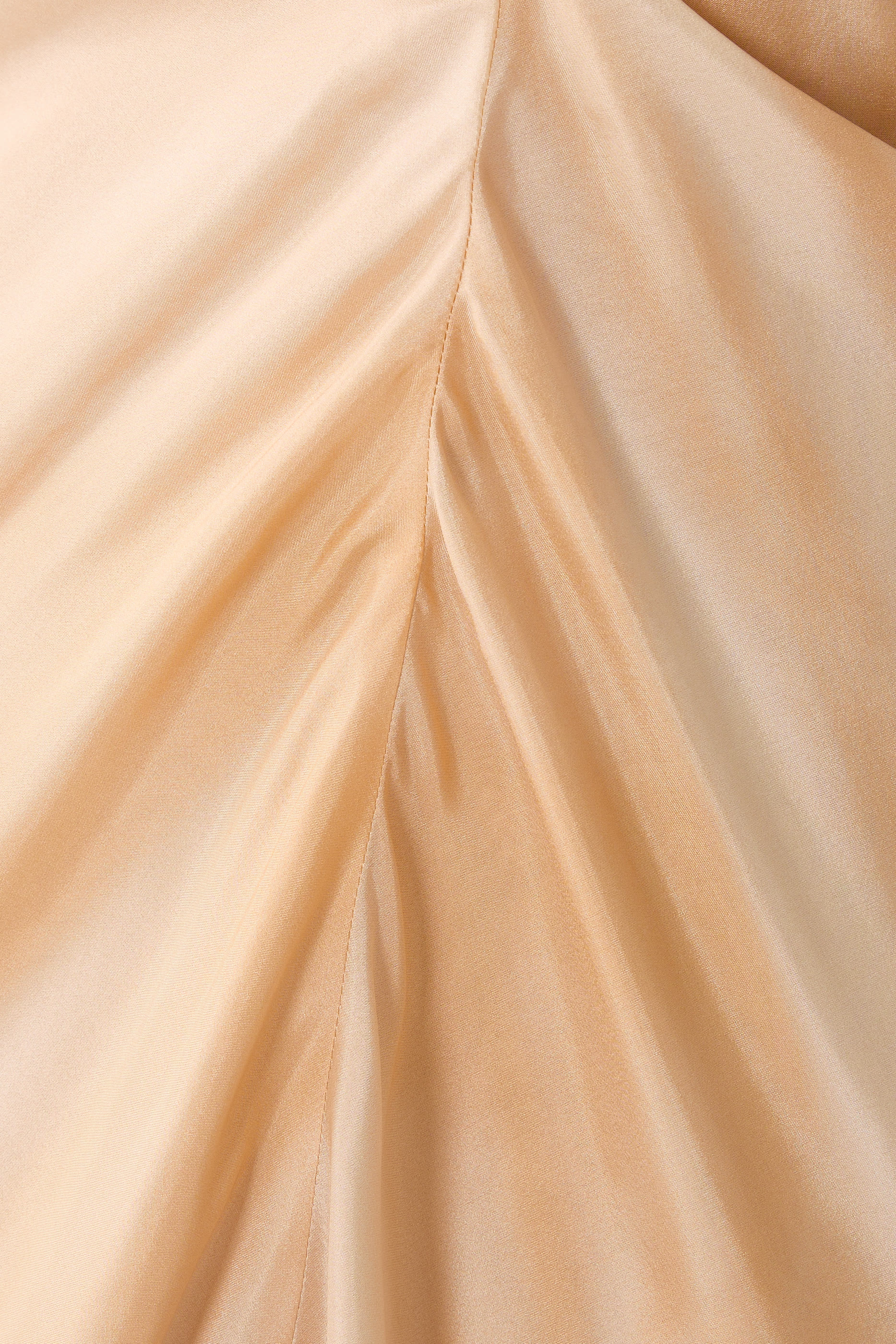 Faded-Print Pongee Silk Dress