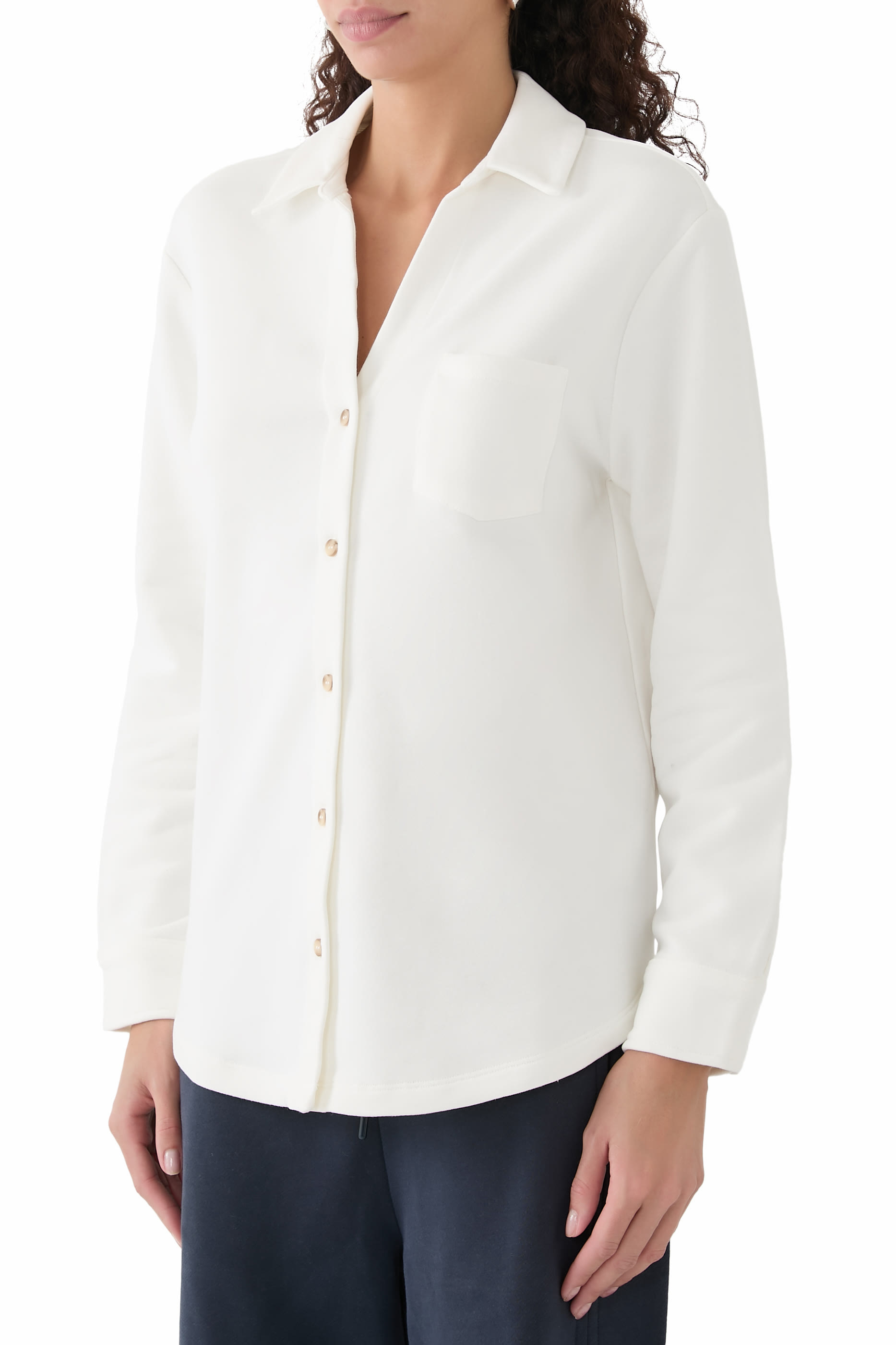 The Organic Cotton Travel Button Through Shirt